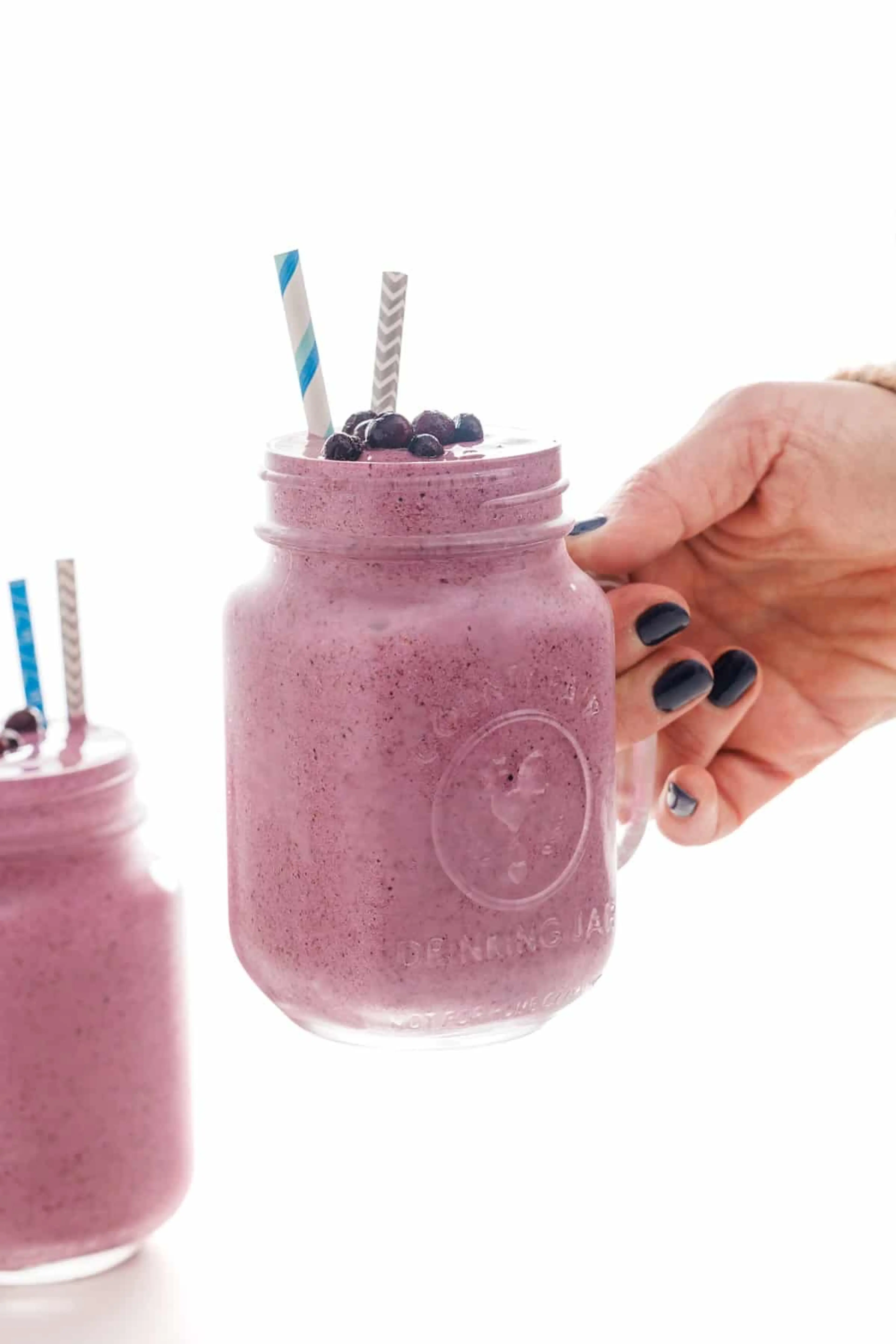 Blueberry Ginger Peach Smoothie