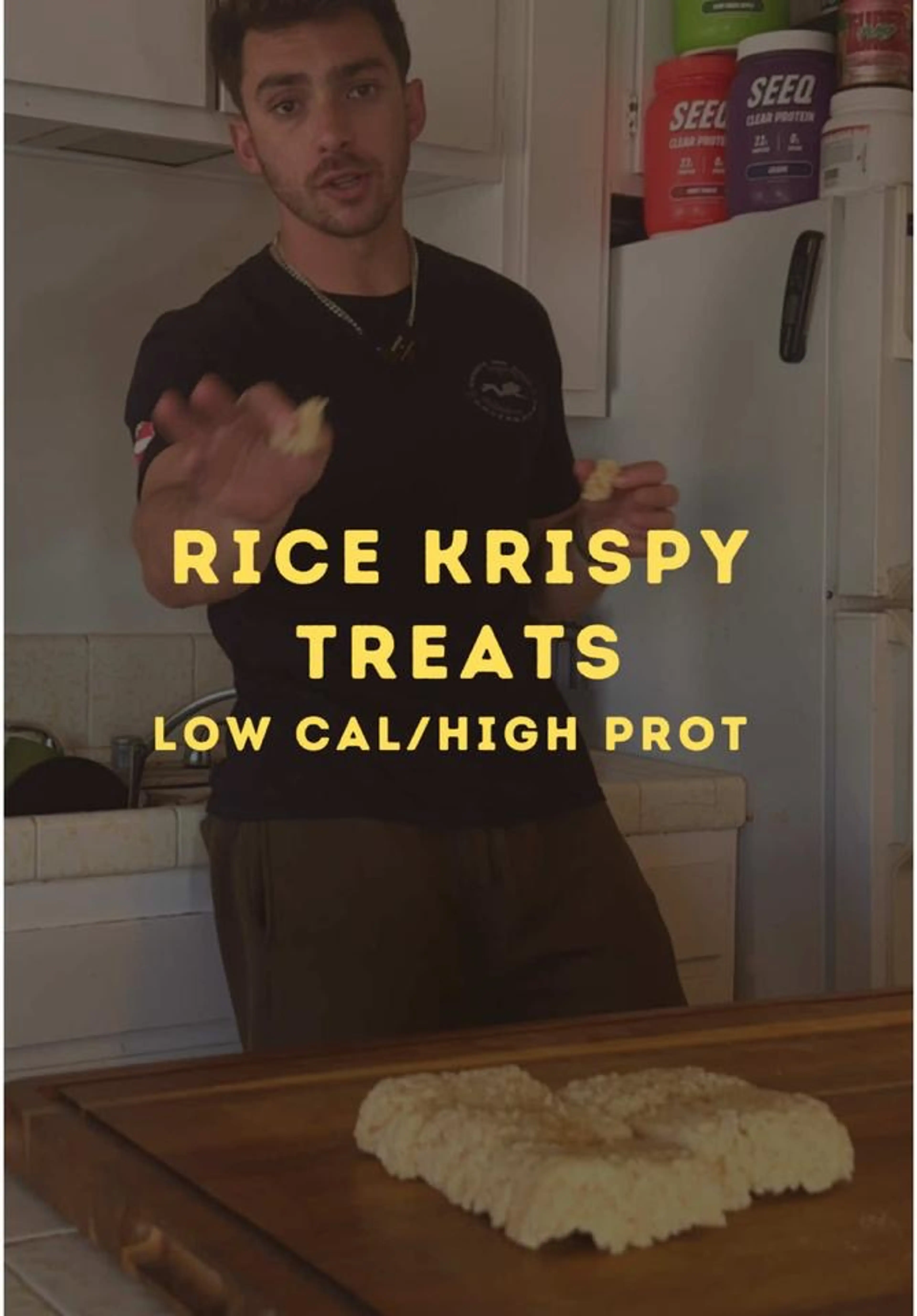 High-protein Rice Krispie Treats