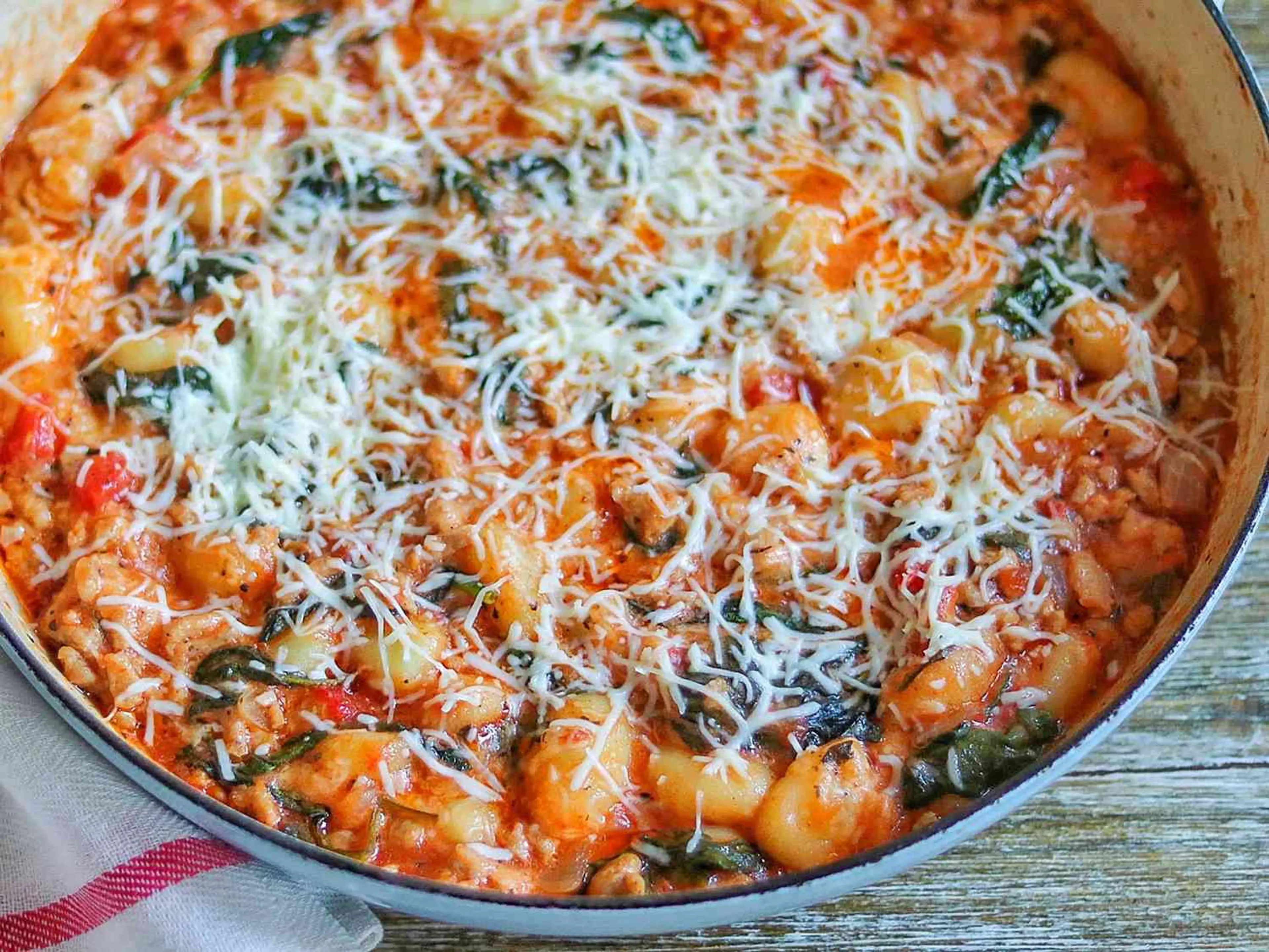 Italian Sausage and Gnocchi Skillet