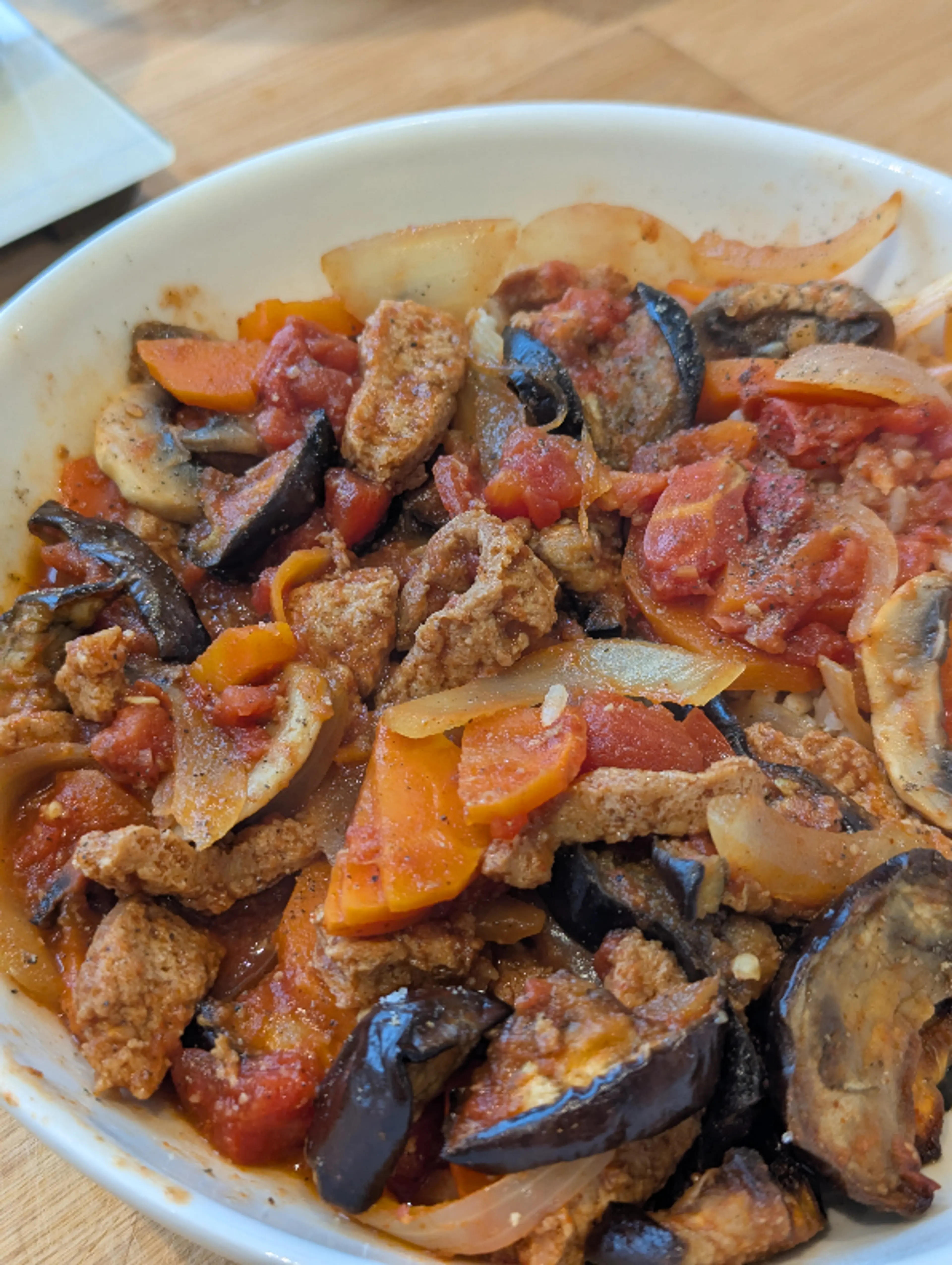 🍆 Maghmour Libanais aux Aubergines et Pois Chiches