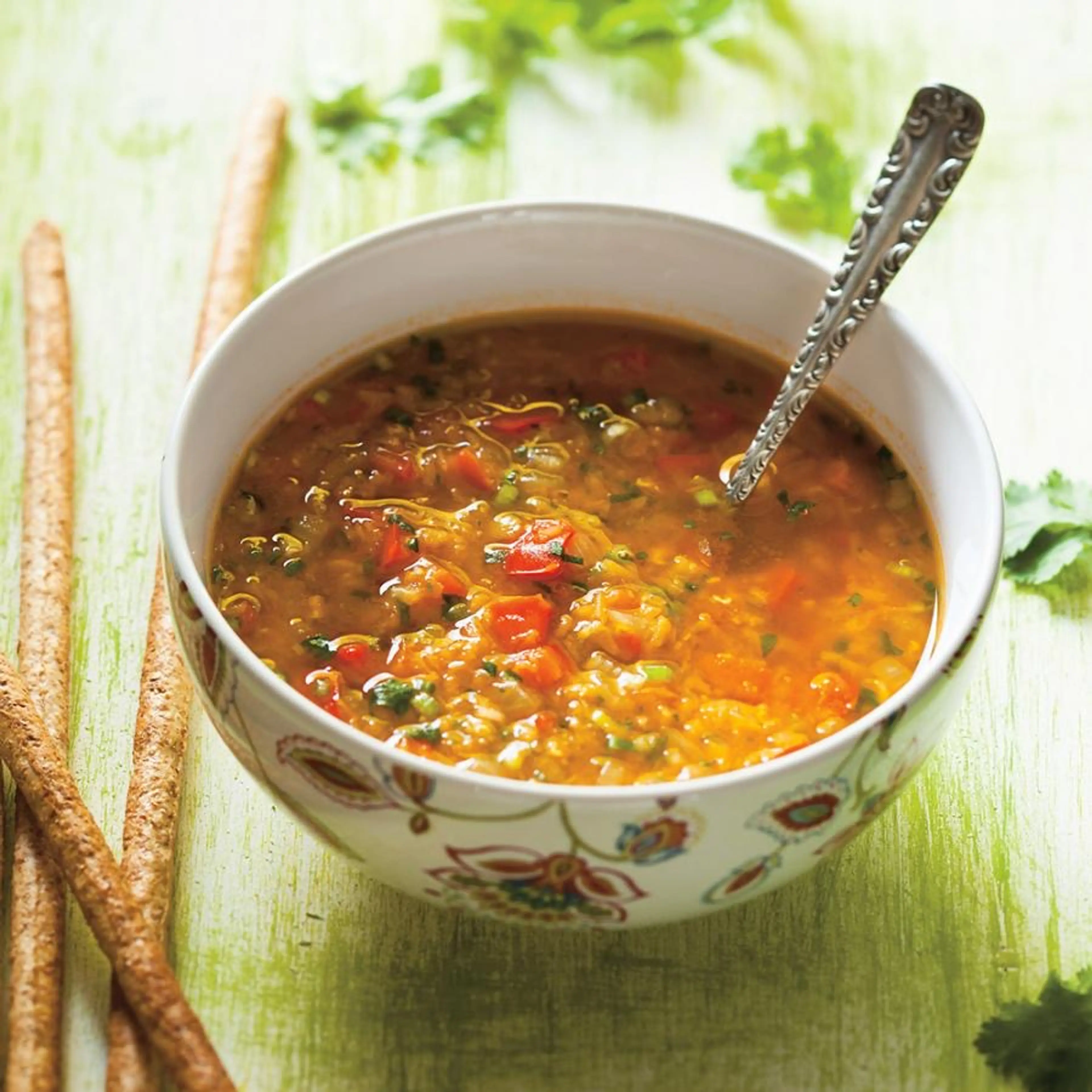 Lentil and Red Bell Pepper Soup