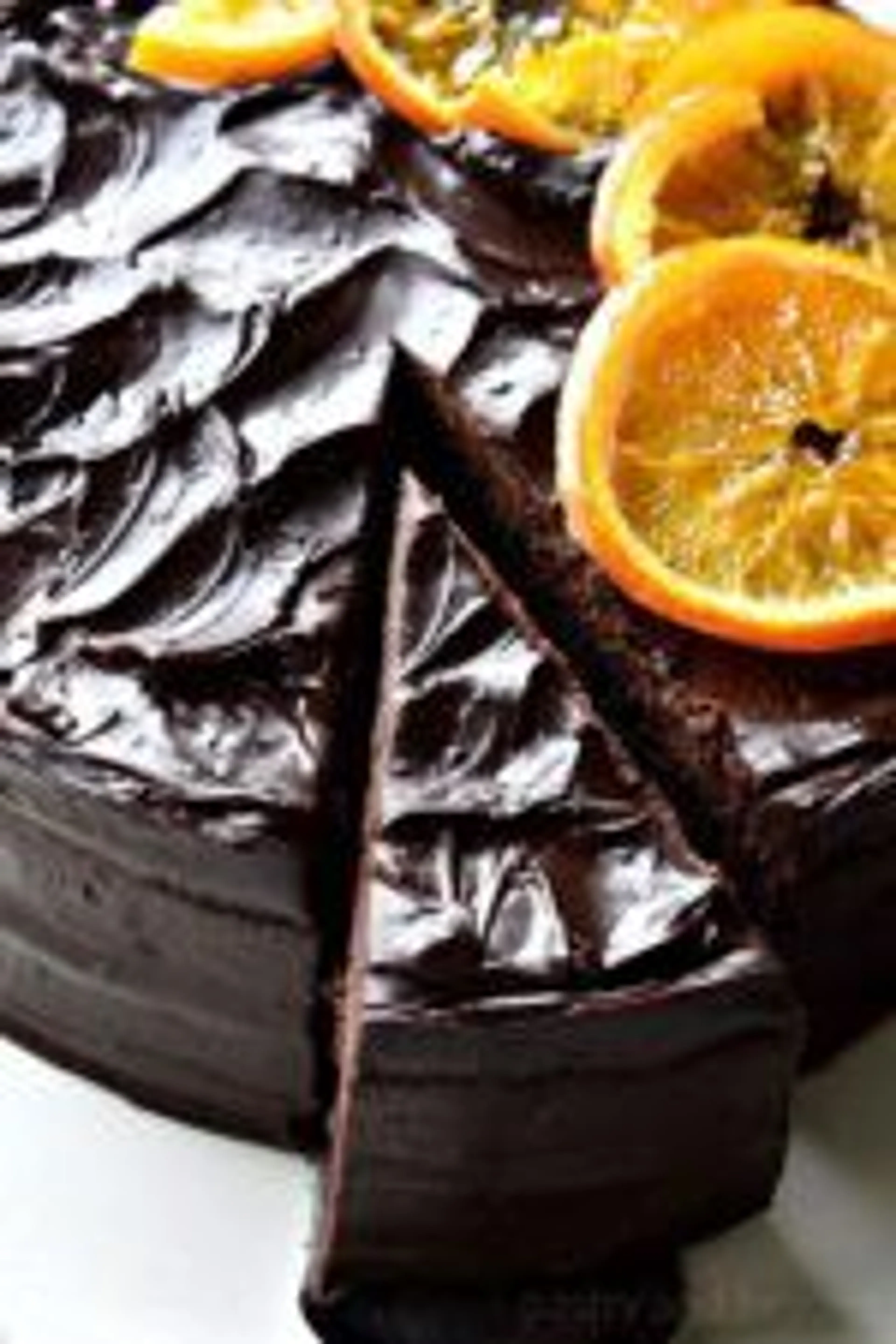 Chocolate Orange Ganache Cake