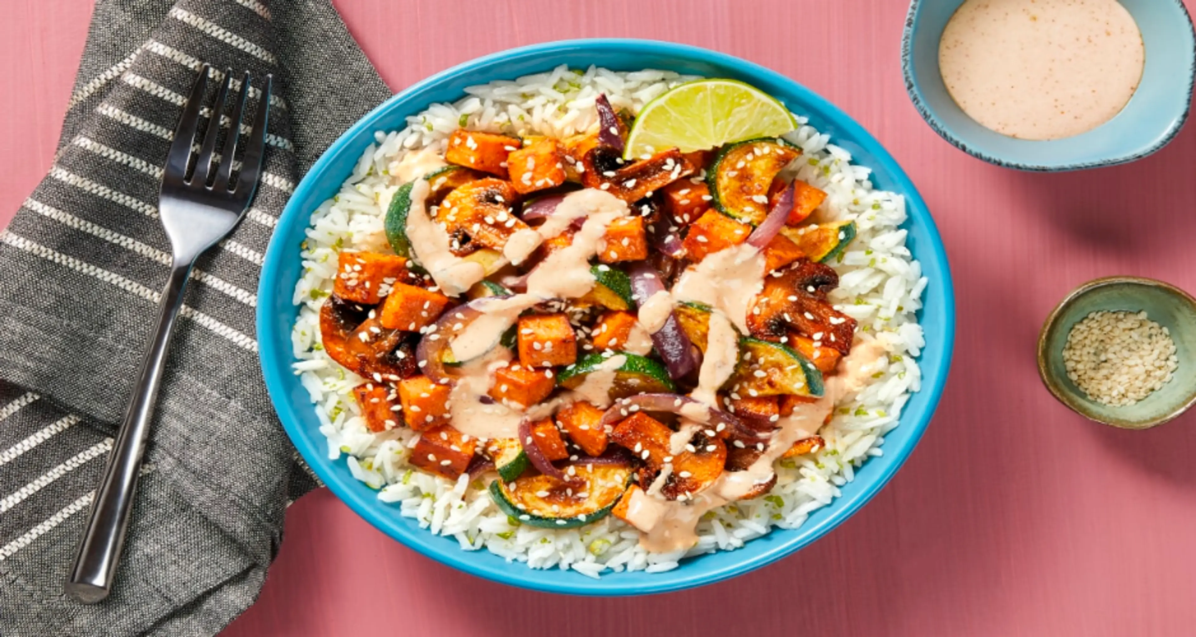 Honey Miso Sweet Potato Jumble