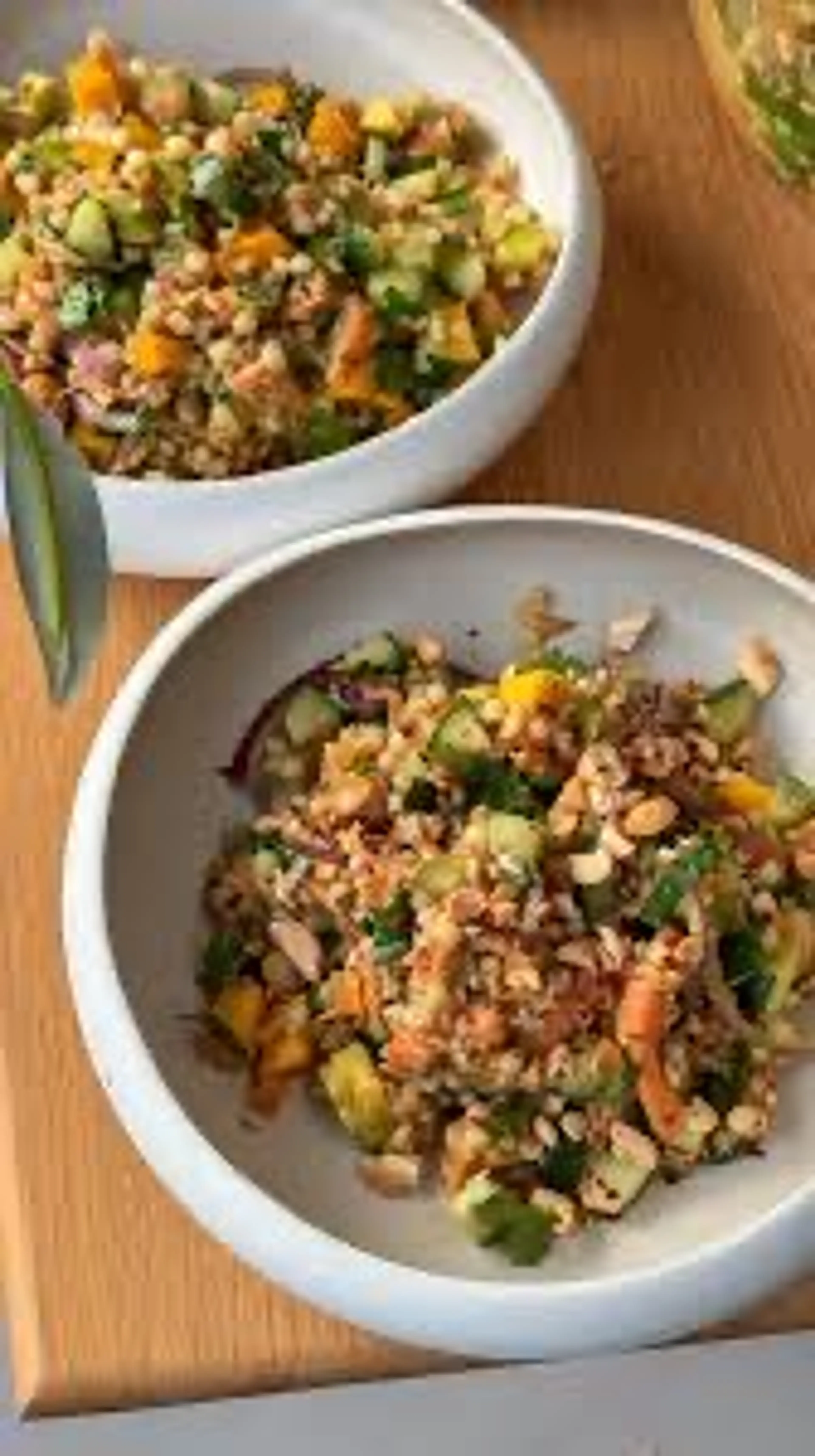 Aziatische Parelcouscous Salade Zalm