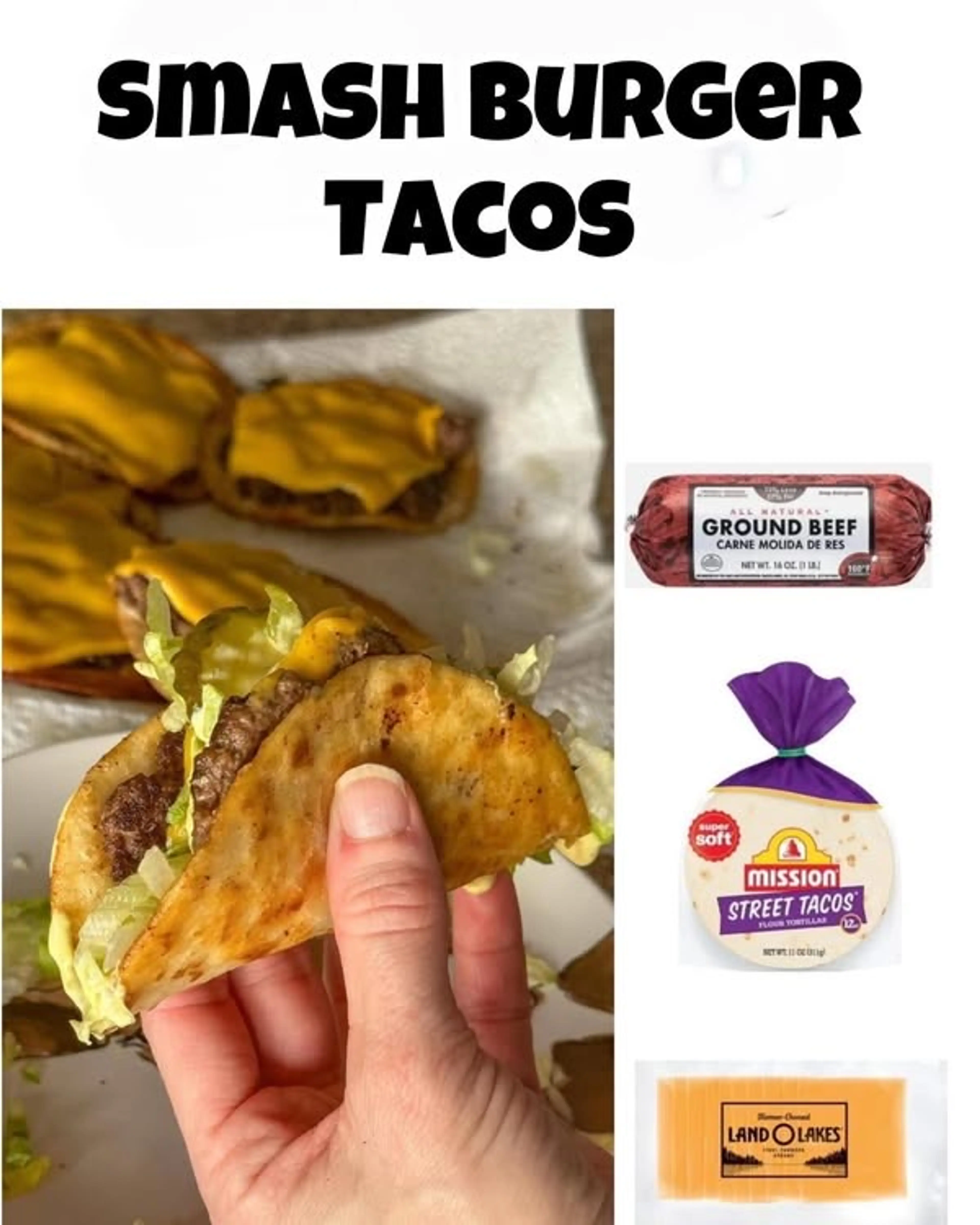 Smash Burger Tacos