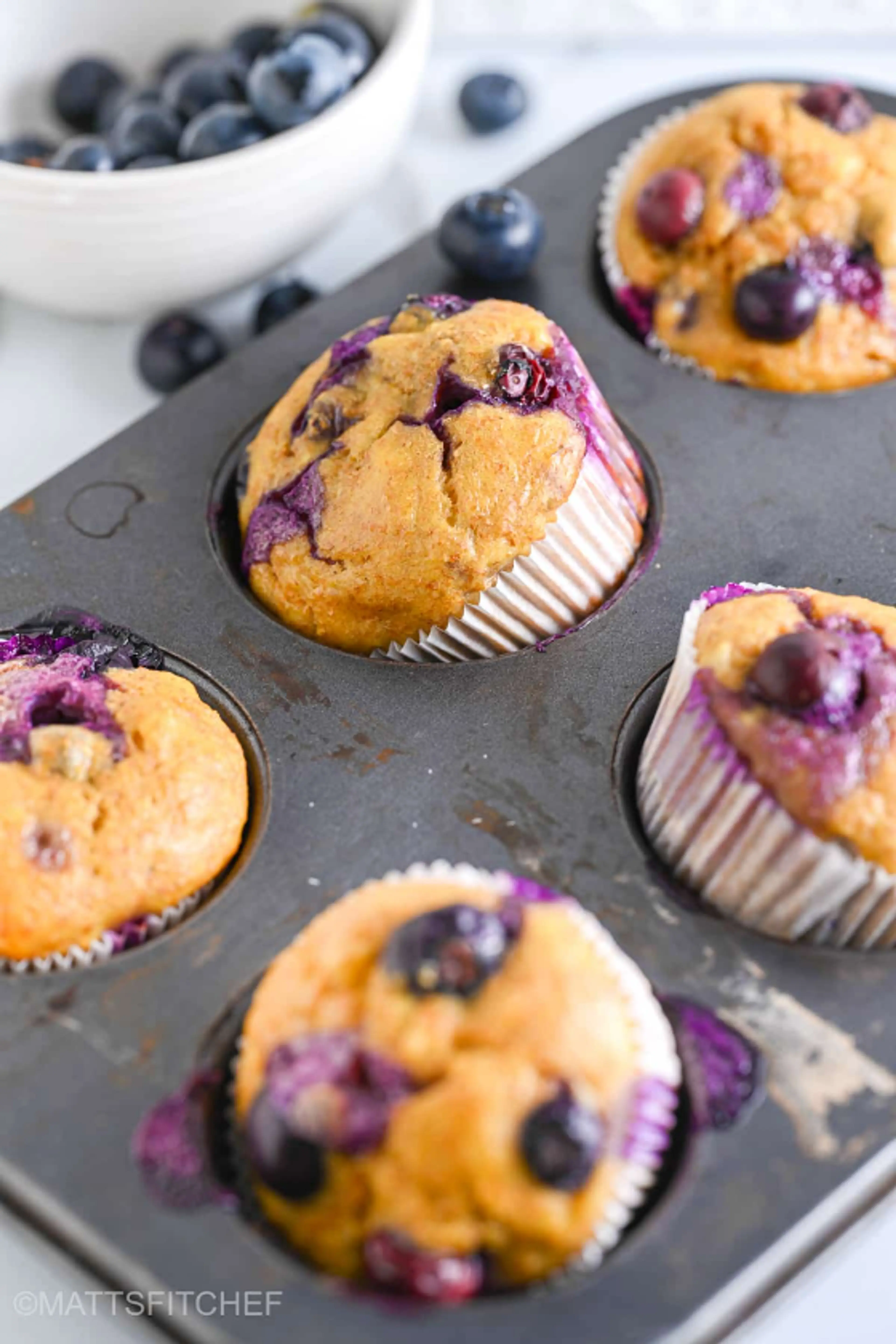 🧁🫐 Muffins aux myrtilles
