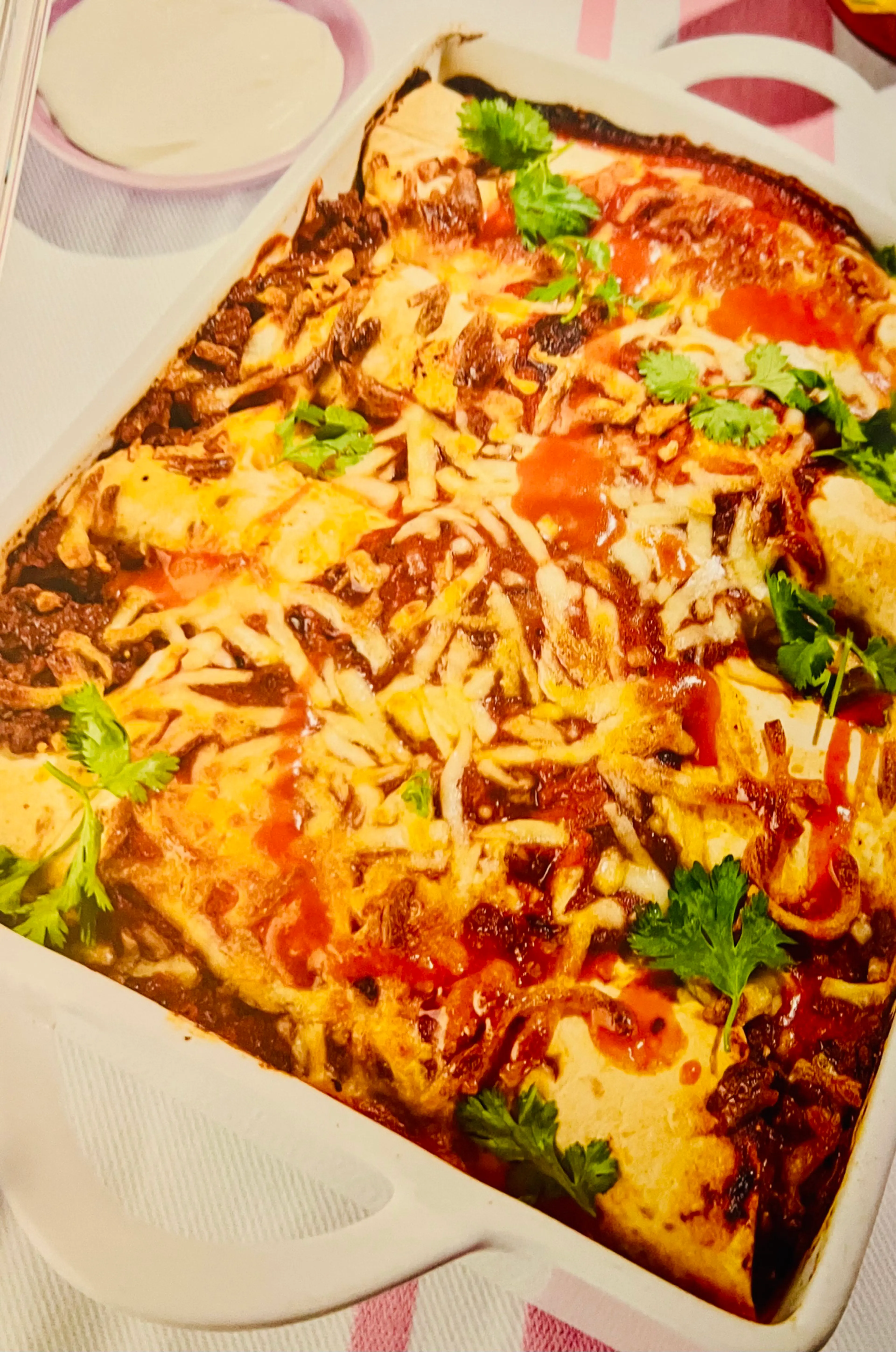 Cheesy Baked Enchiladas