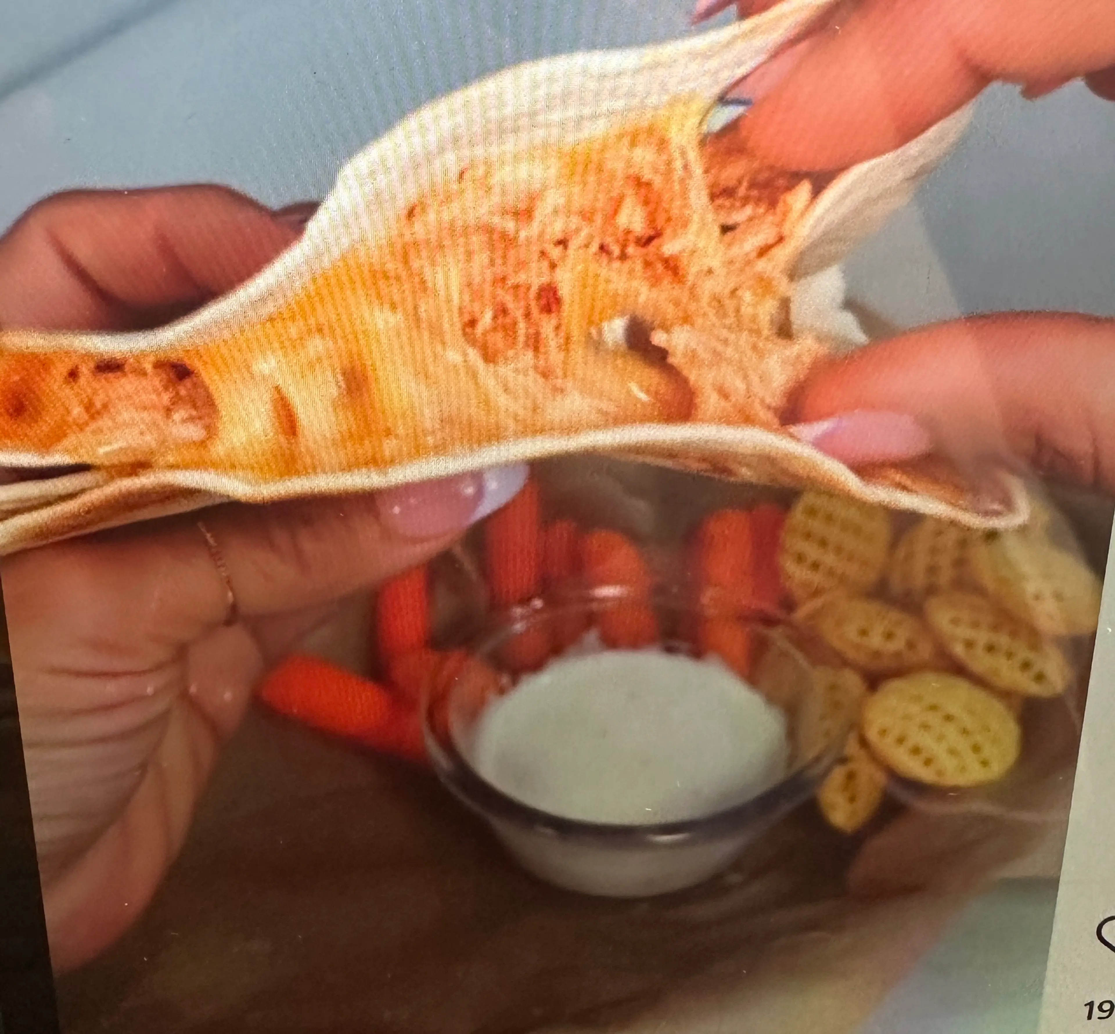 Buffalo Chicken Toaster Quesadilla