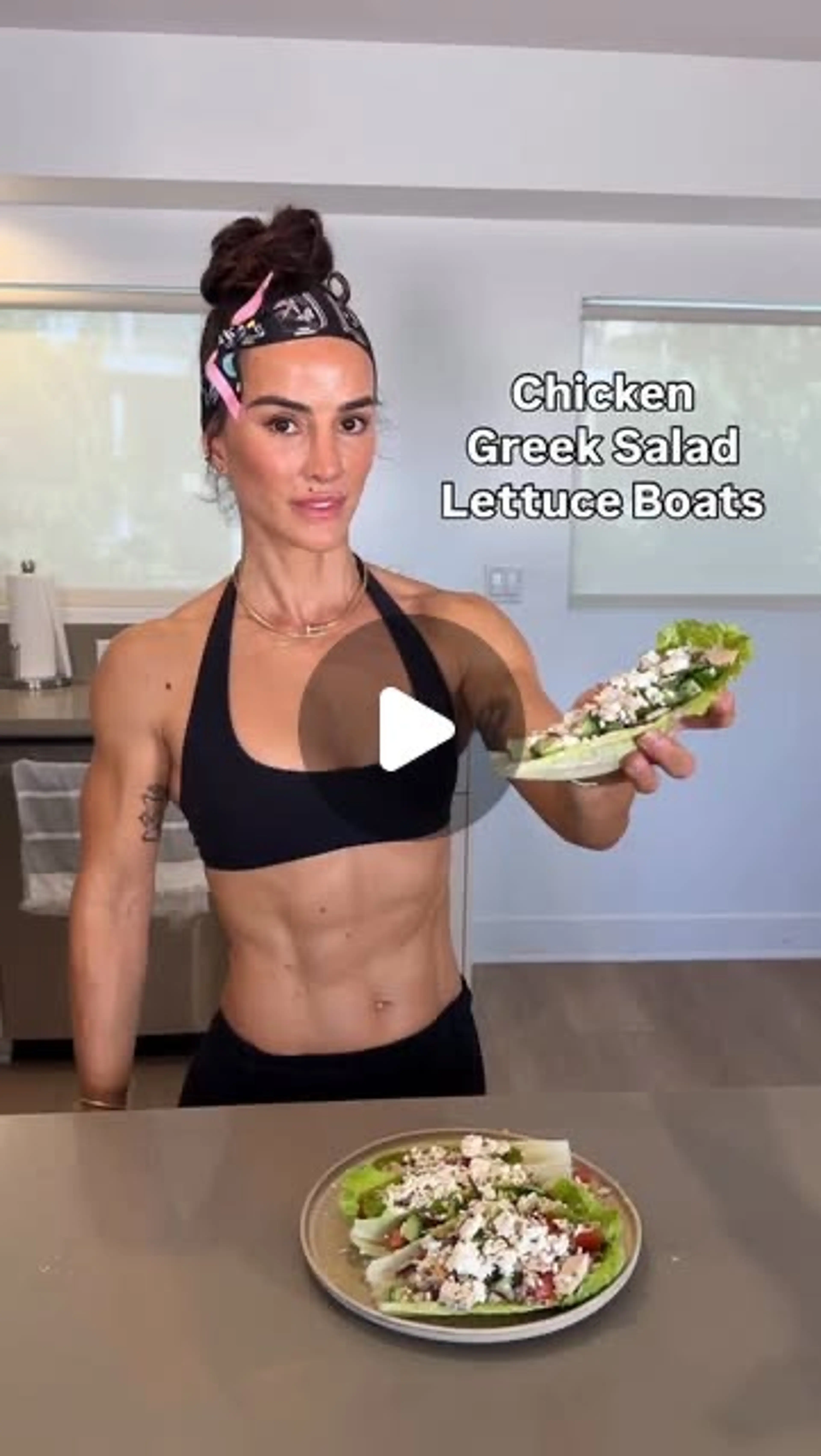 Chicken Greek Salad Lettuce Boats - Werise App for All My Re
