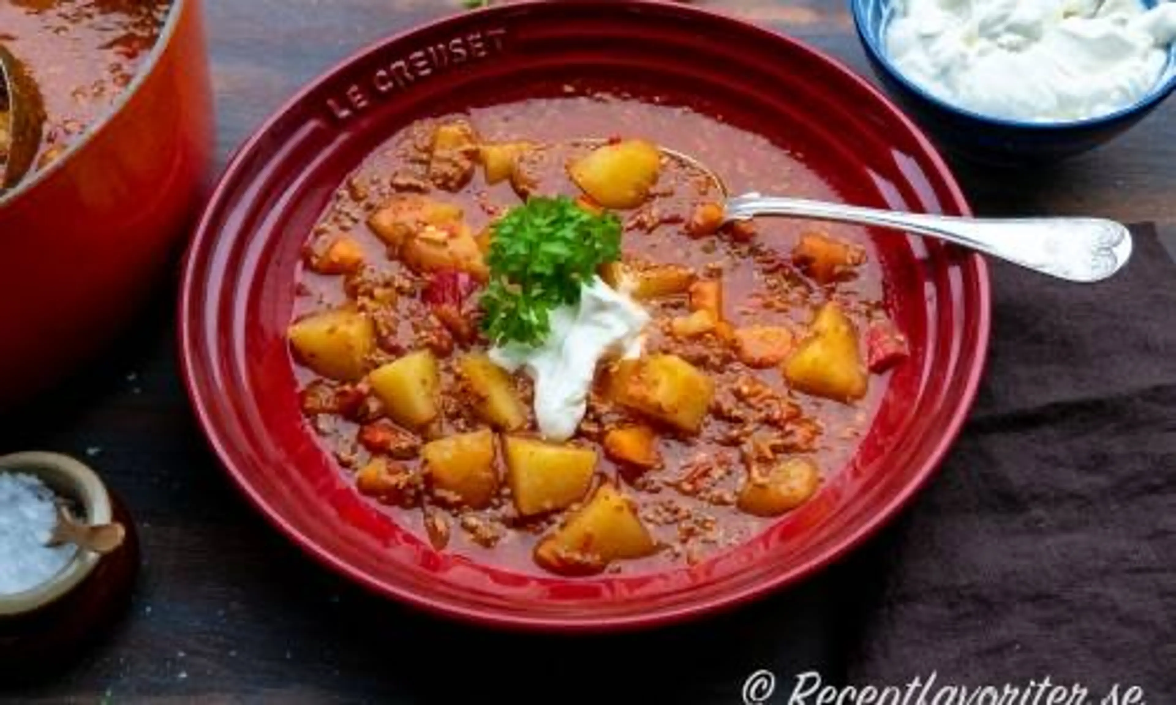 Köttfärsgryta med potatis
