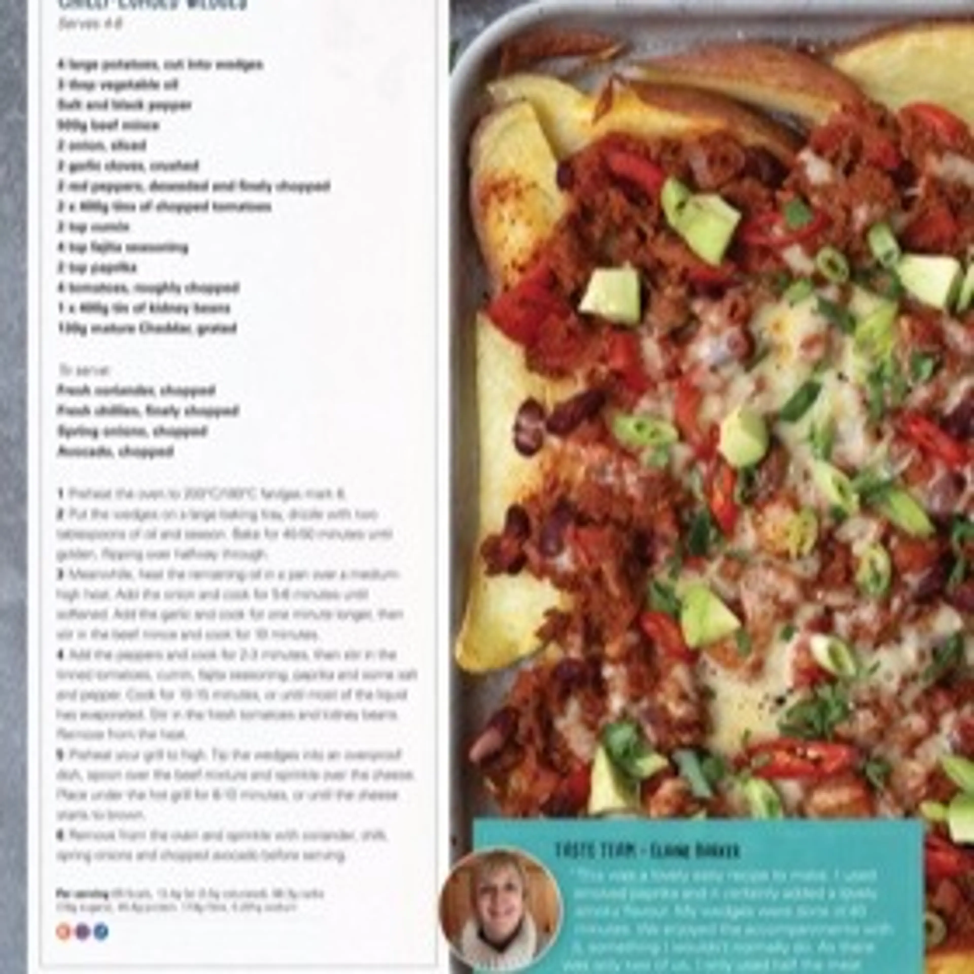 CHILLI-LOADED WEDGES