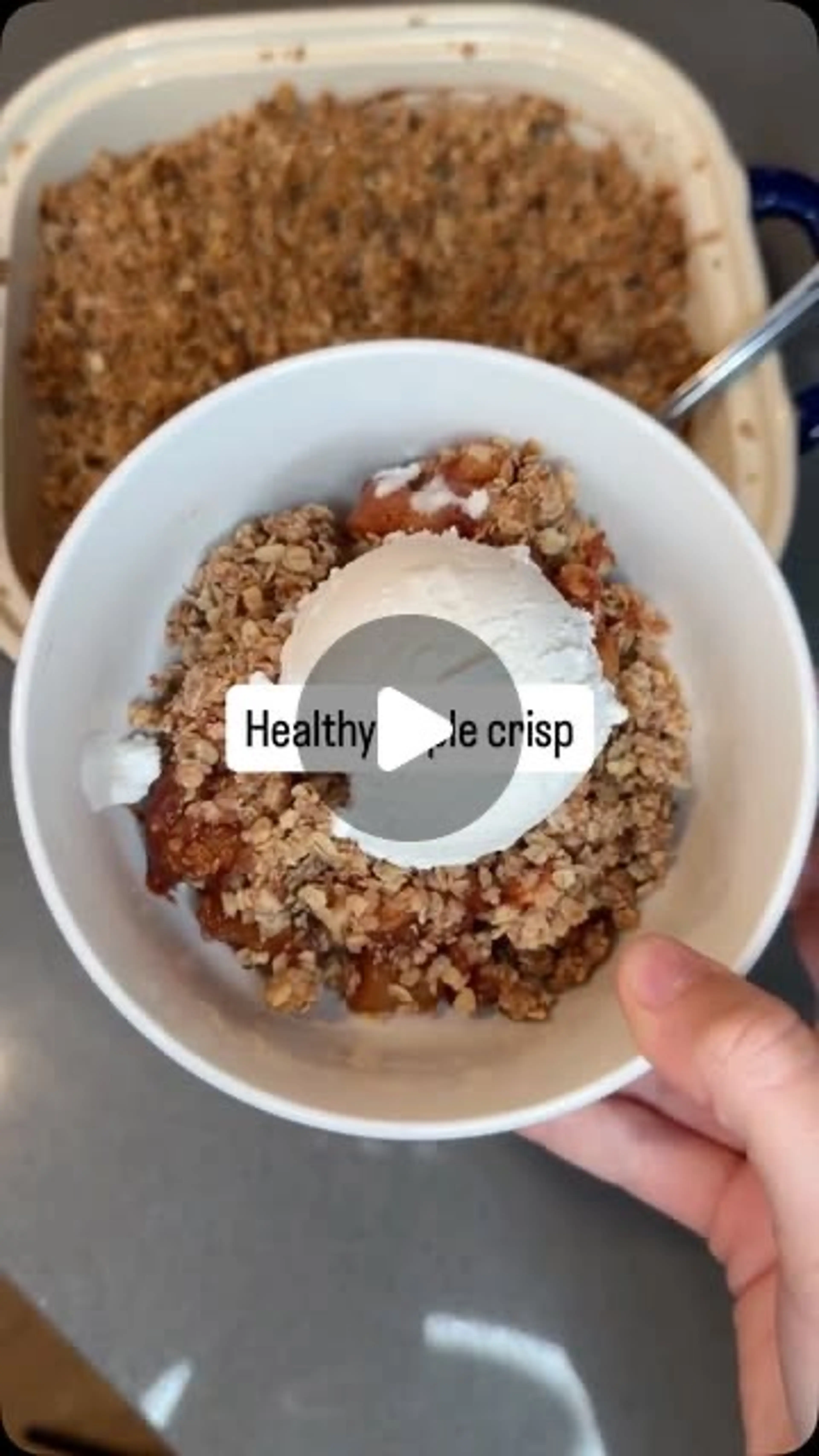 I Love Apple Crisp but Didn’t Want All of the Refined Sugar