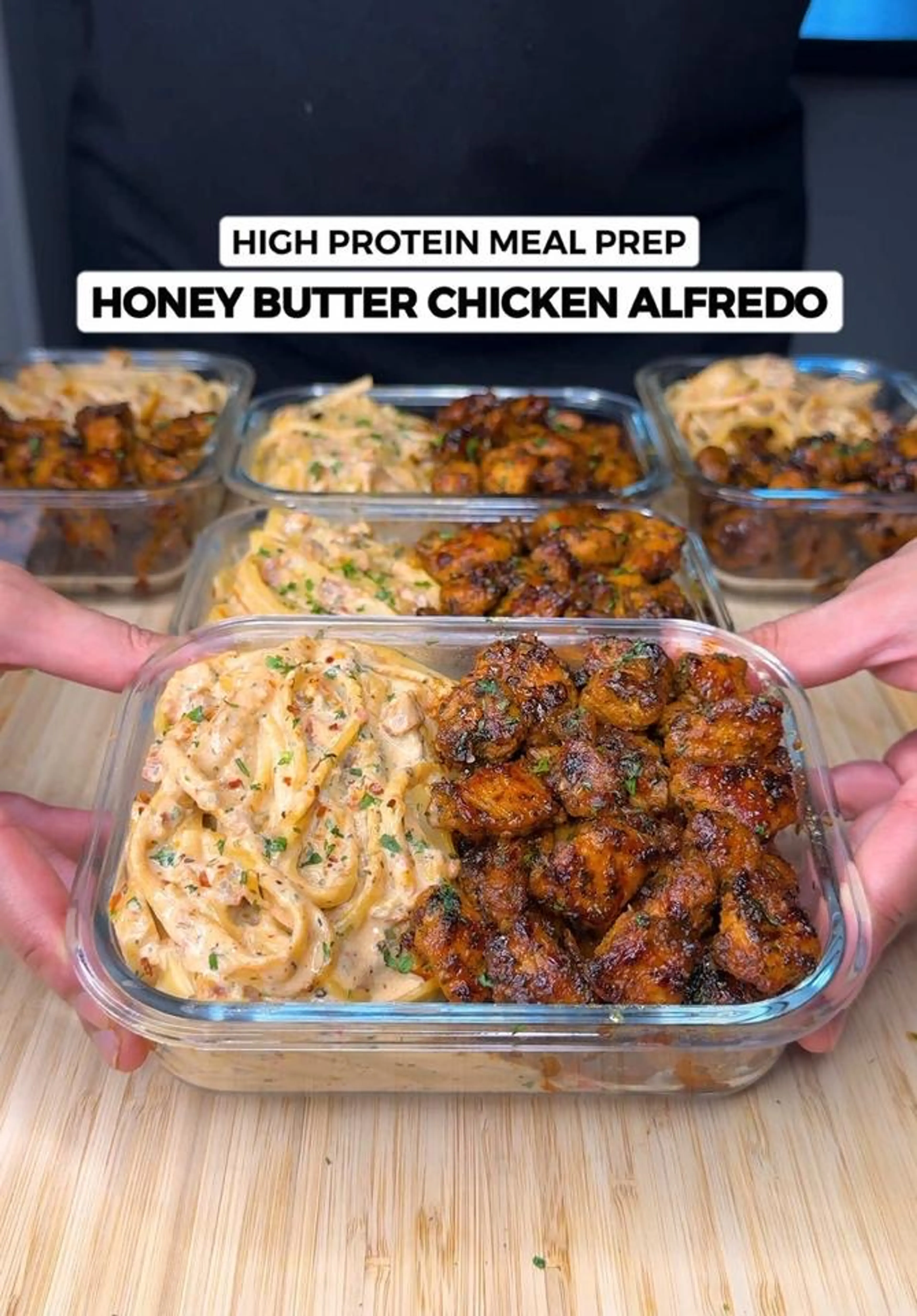 Honey Butter Chicken Alfredo Pasta