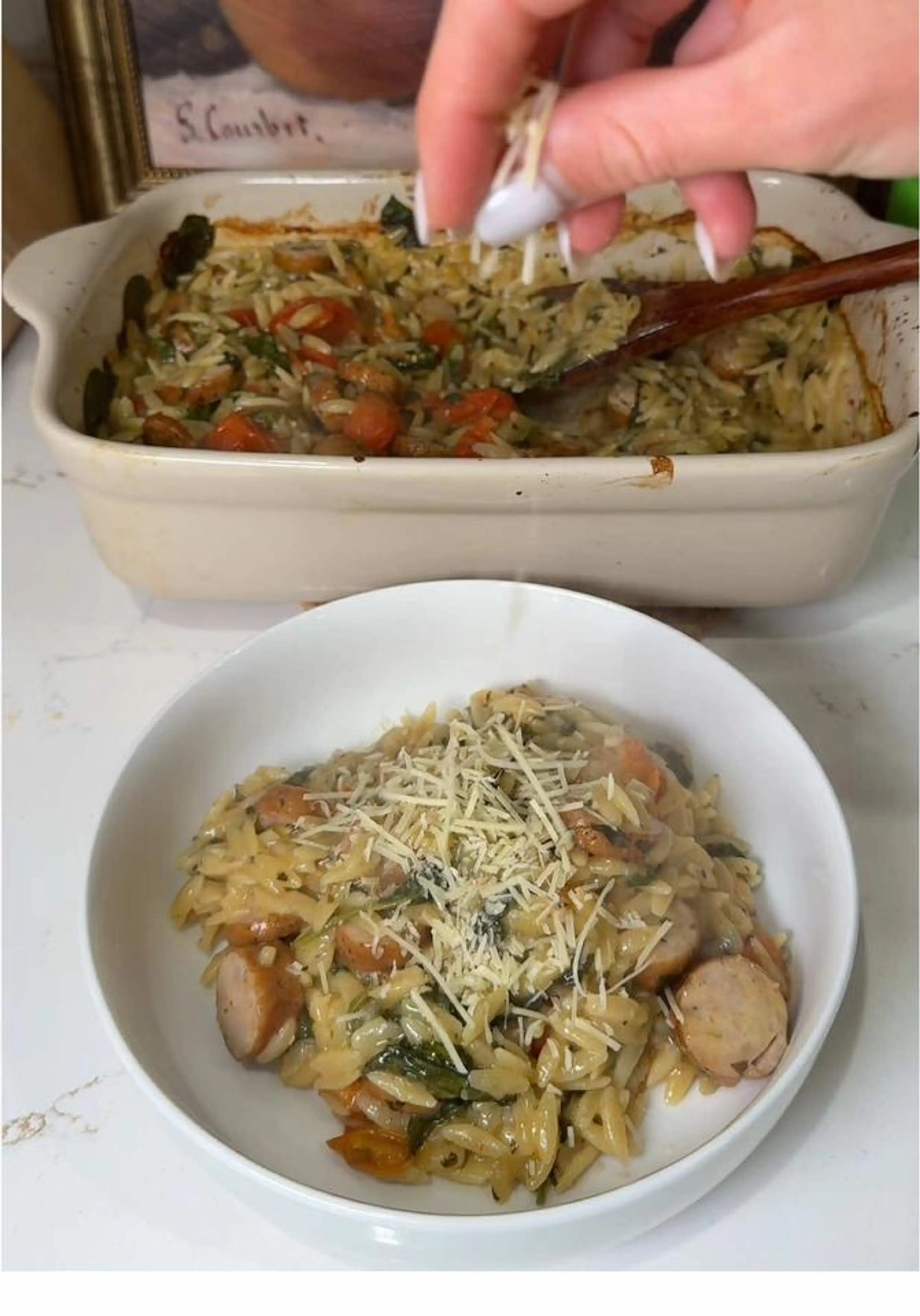Chicken Sausage Orzo