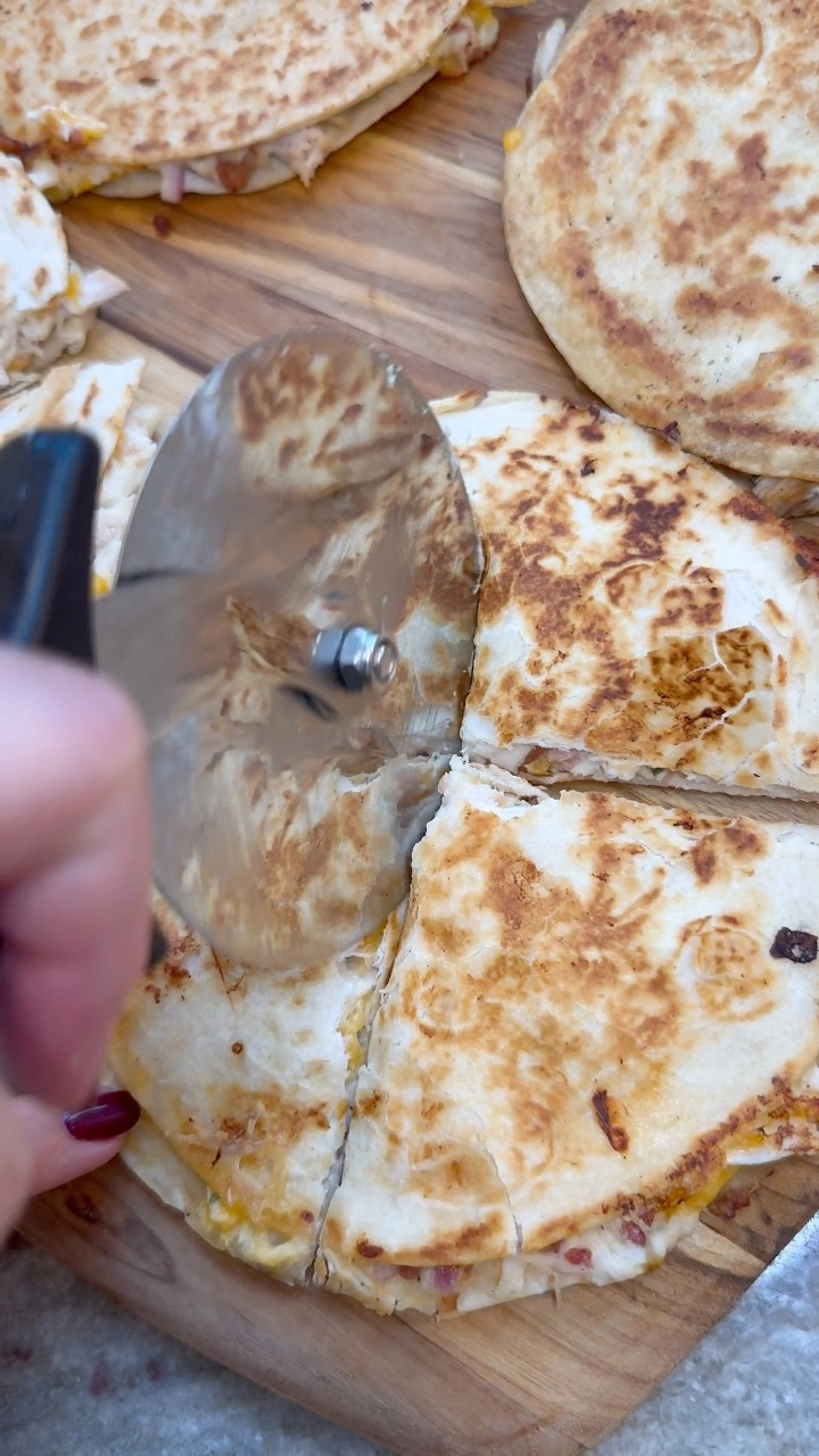 Chicken bacon ranch Quesadillas