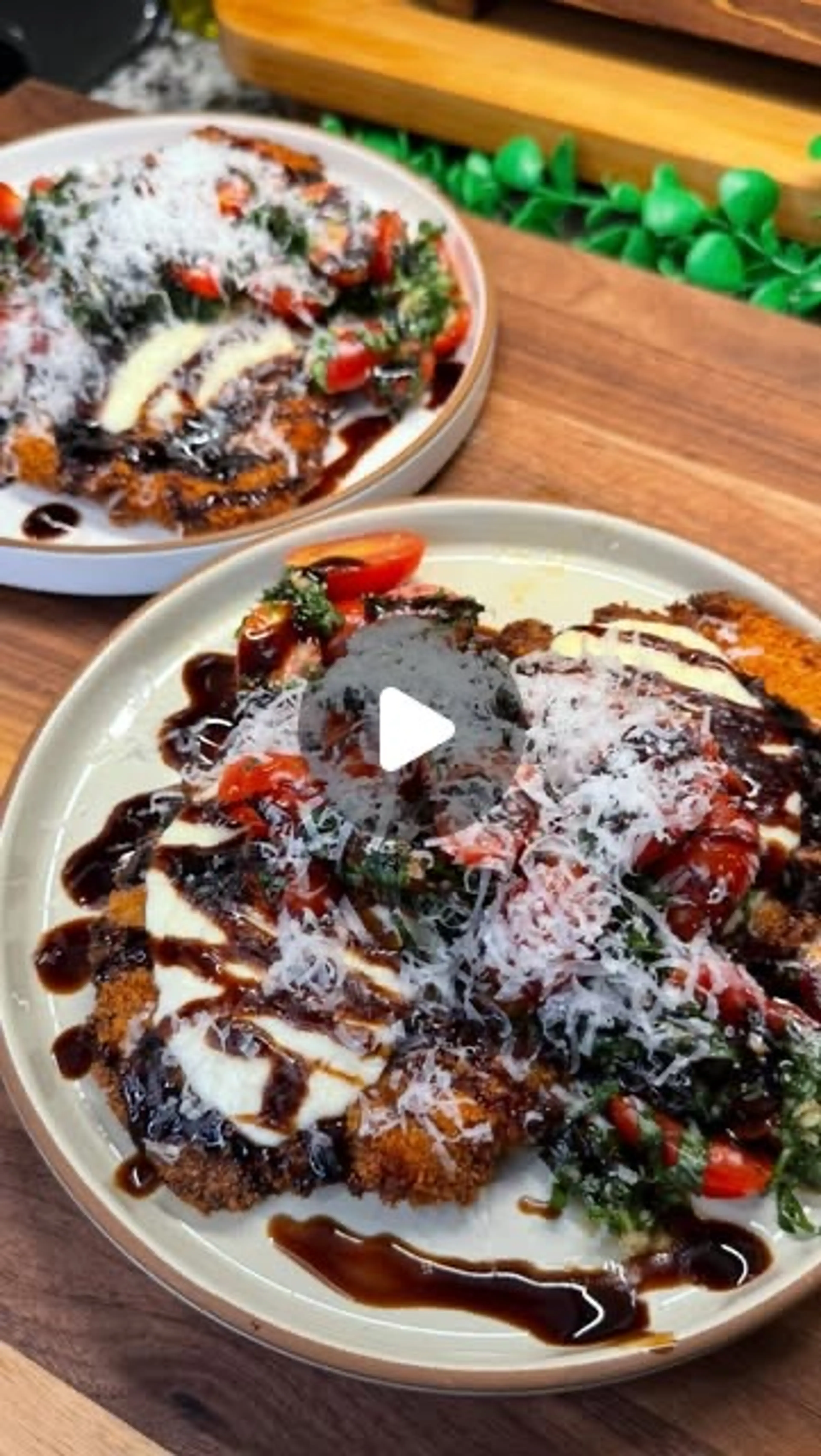 Chicken Cutlets & Caprese Salad