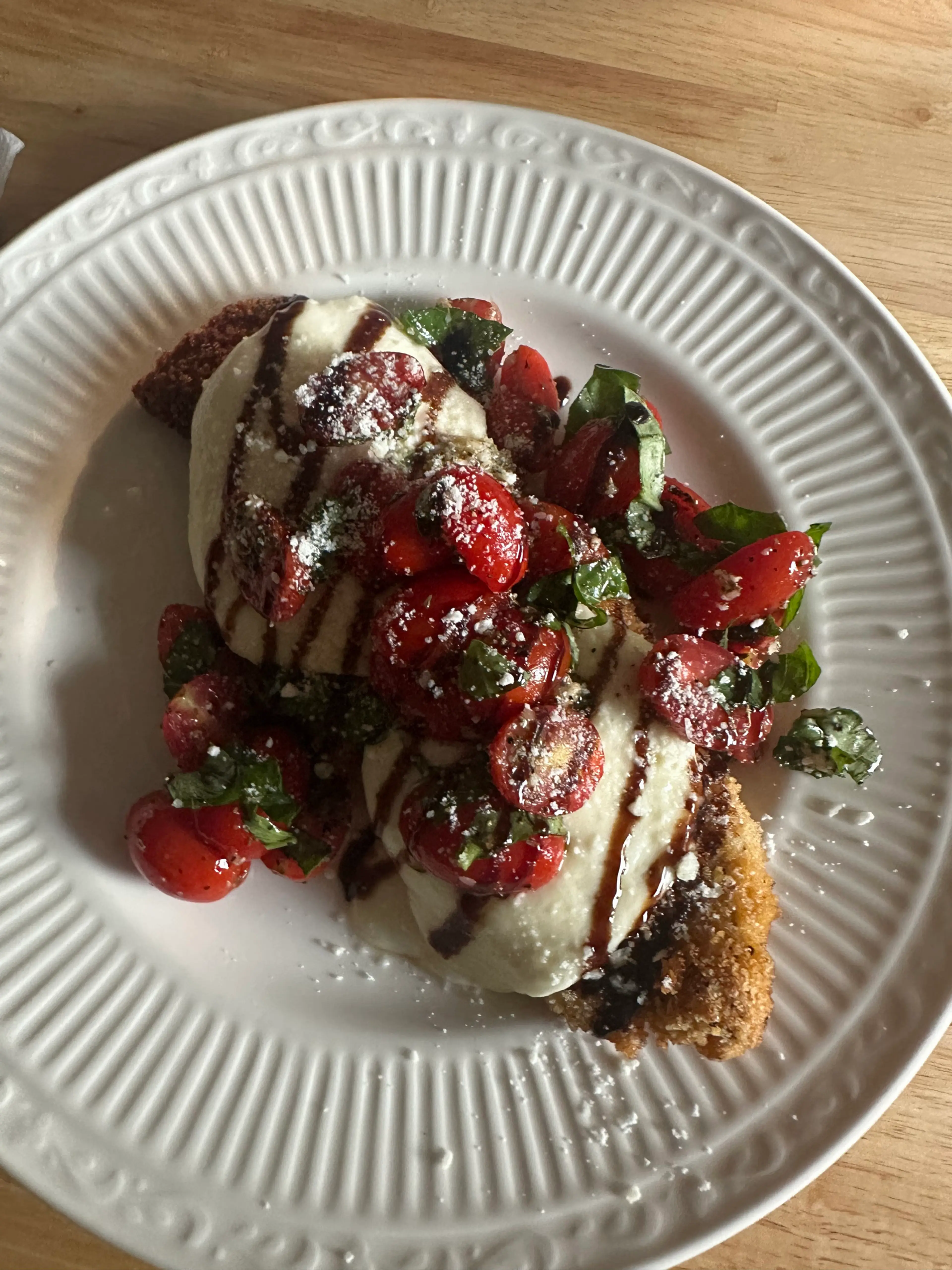 Chicken Cutlets & Caprese Salad