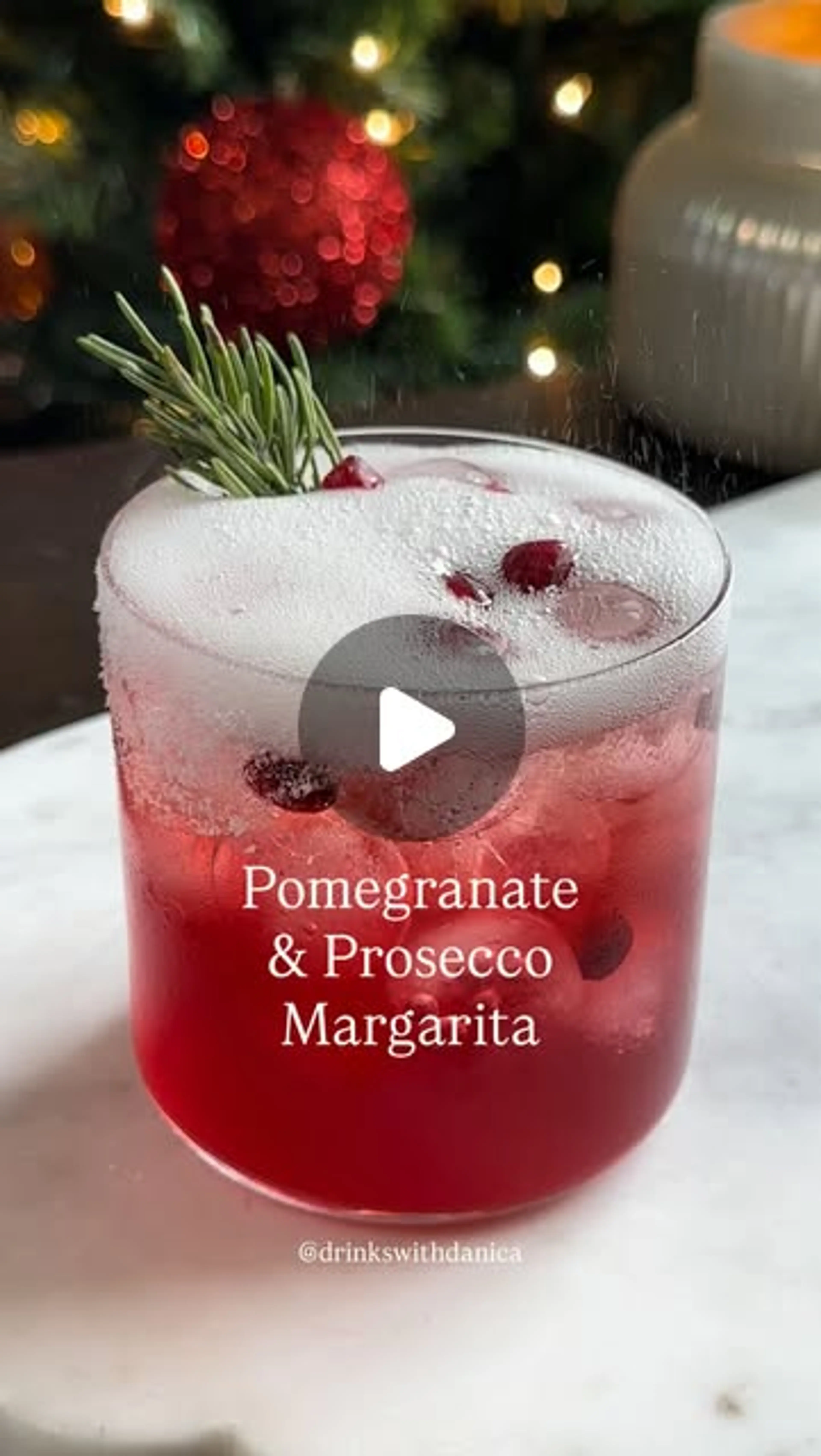 Pomegranate Margarita Prosecco