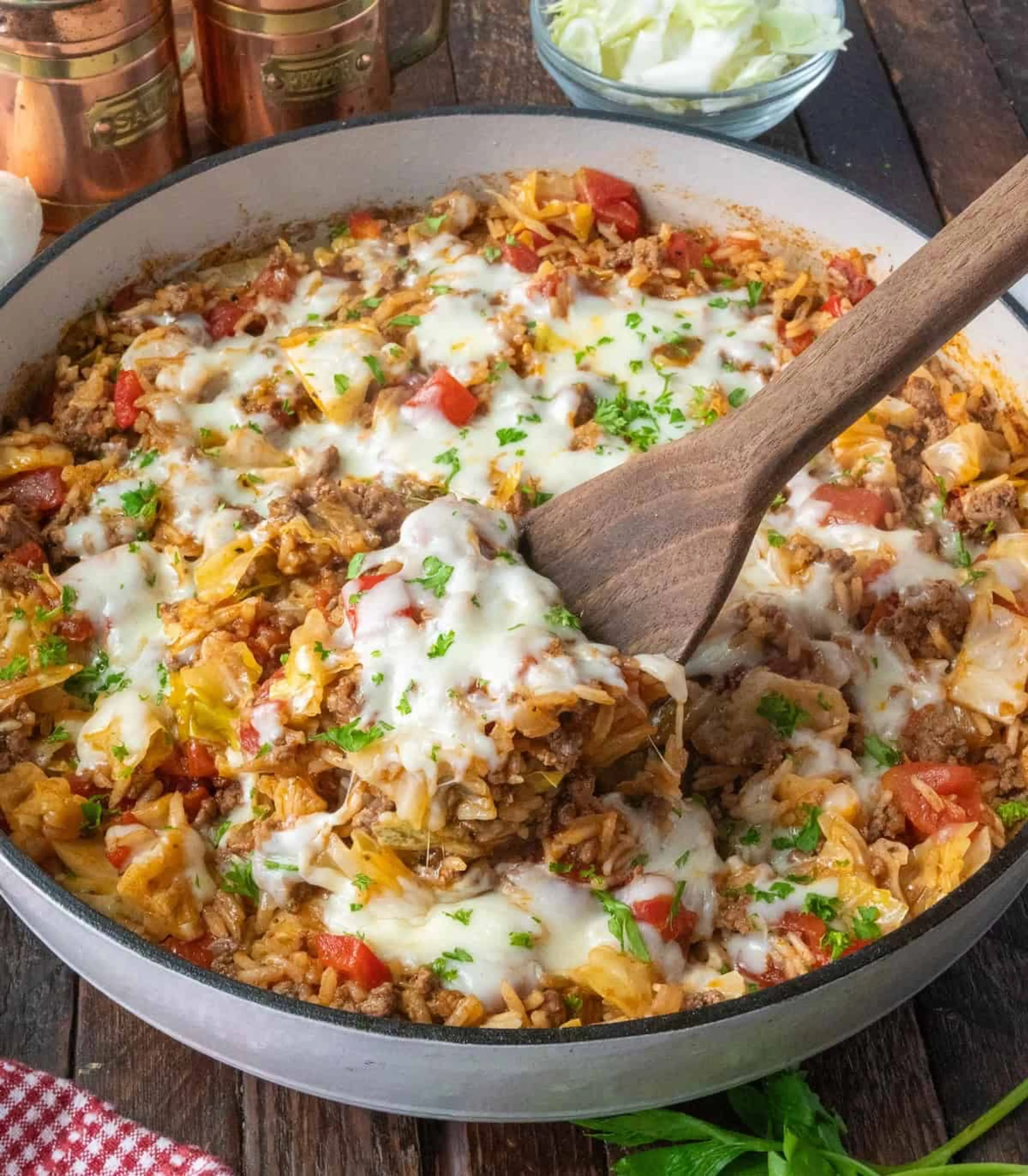 Unstuffed Cabbage Roll Skillet