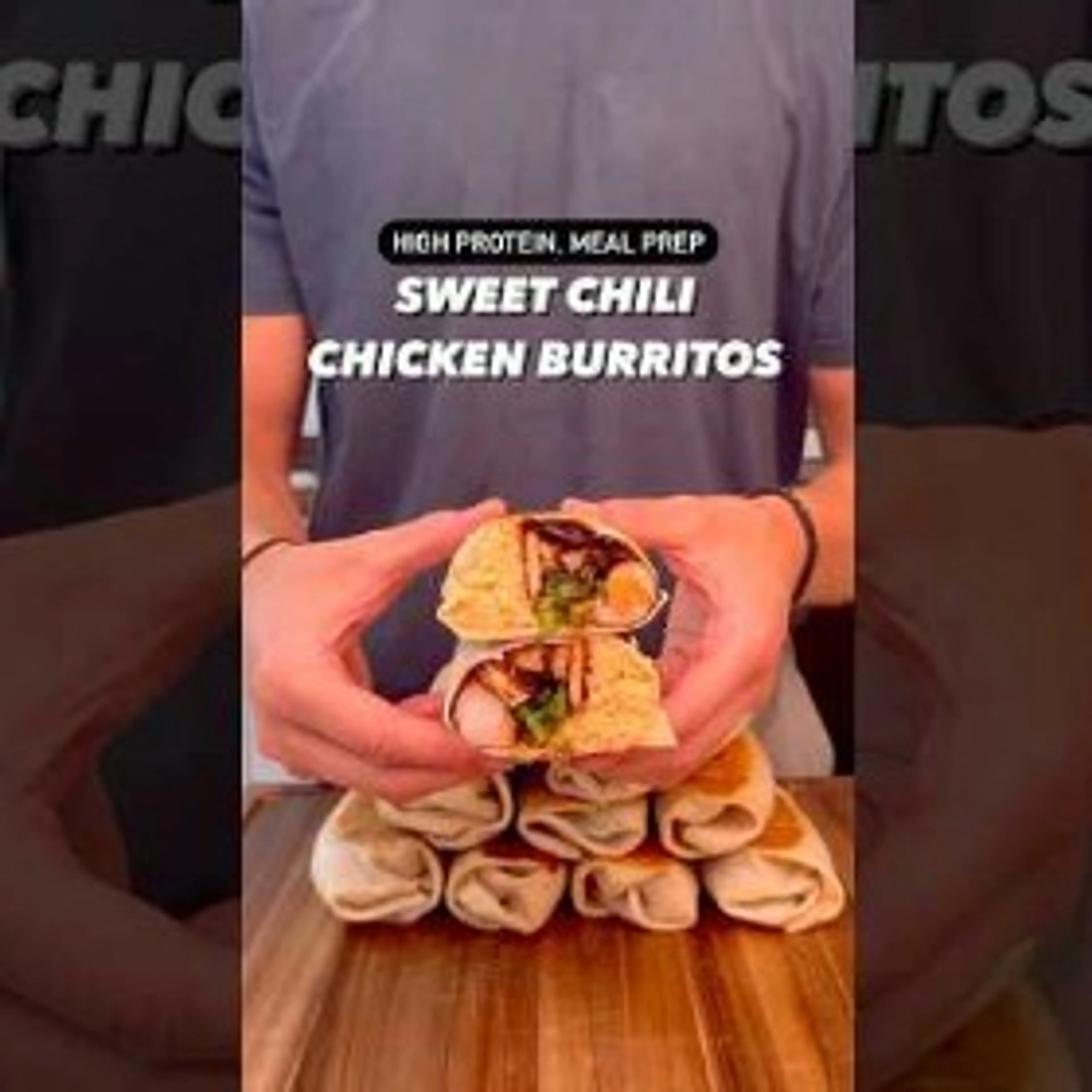 Sweet Chili Chicken Burrito