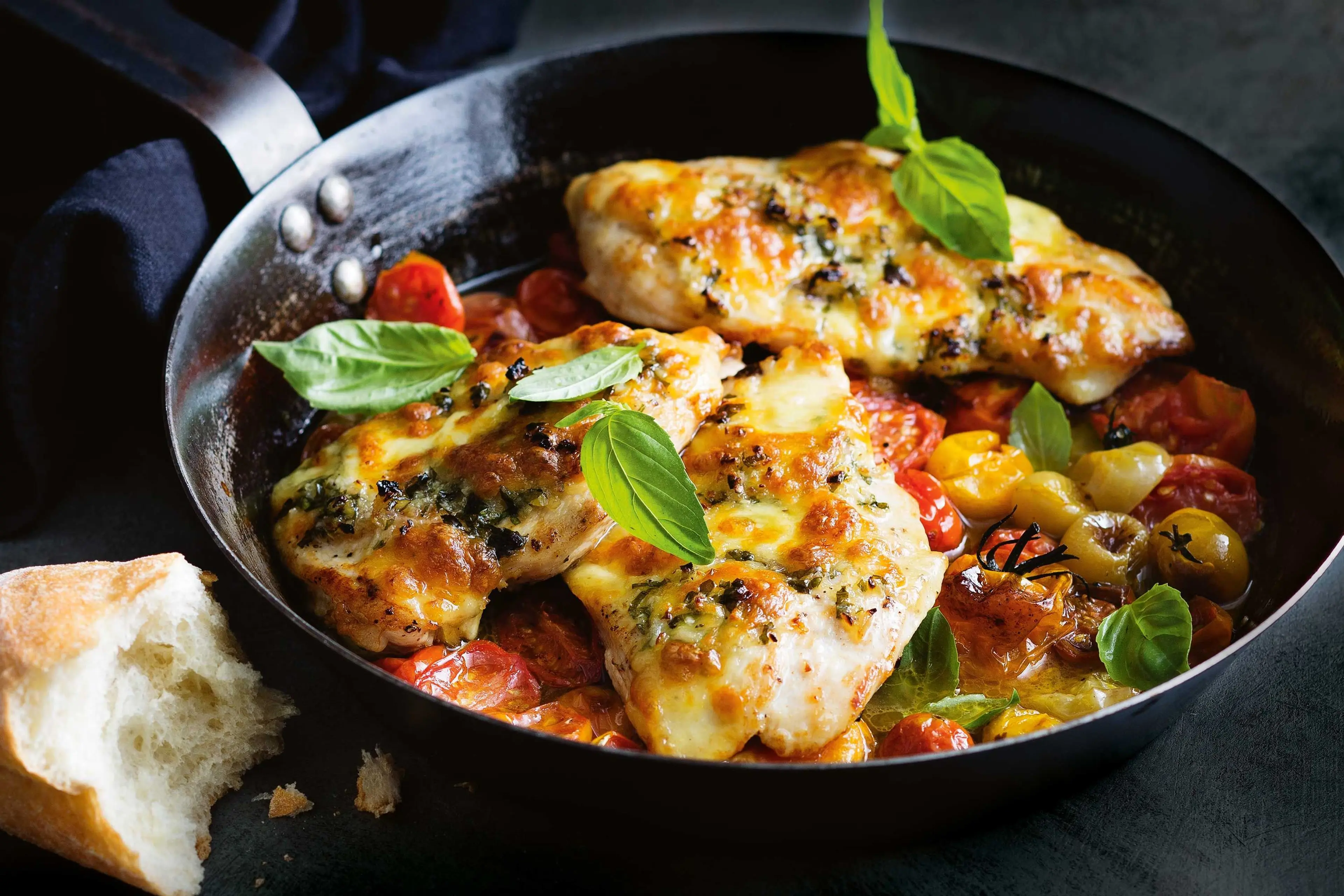 One-pan Caprese chicken
