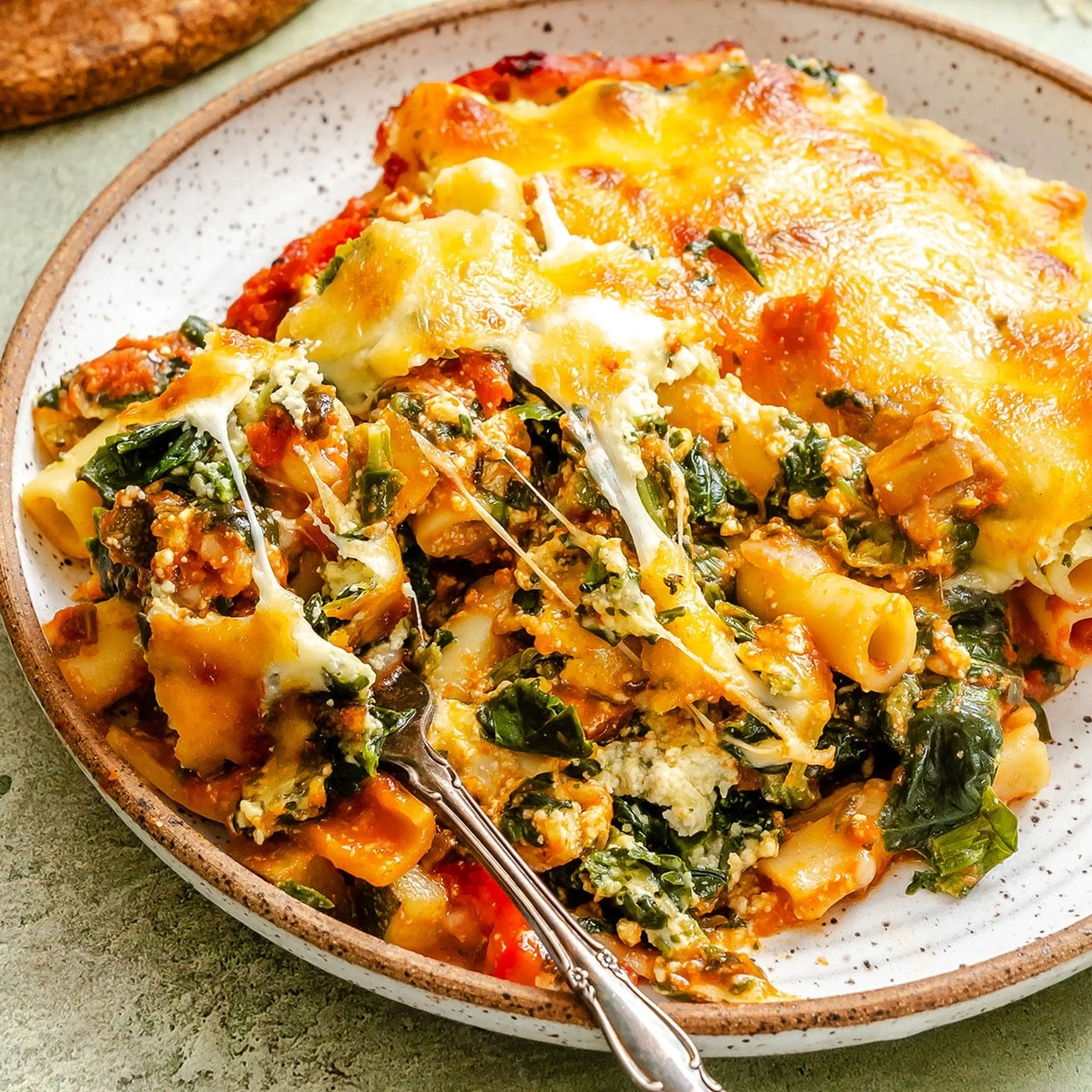 Easy Vegetarian Baked Ziti (Veggie-Packed!)