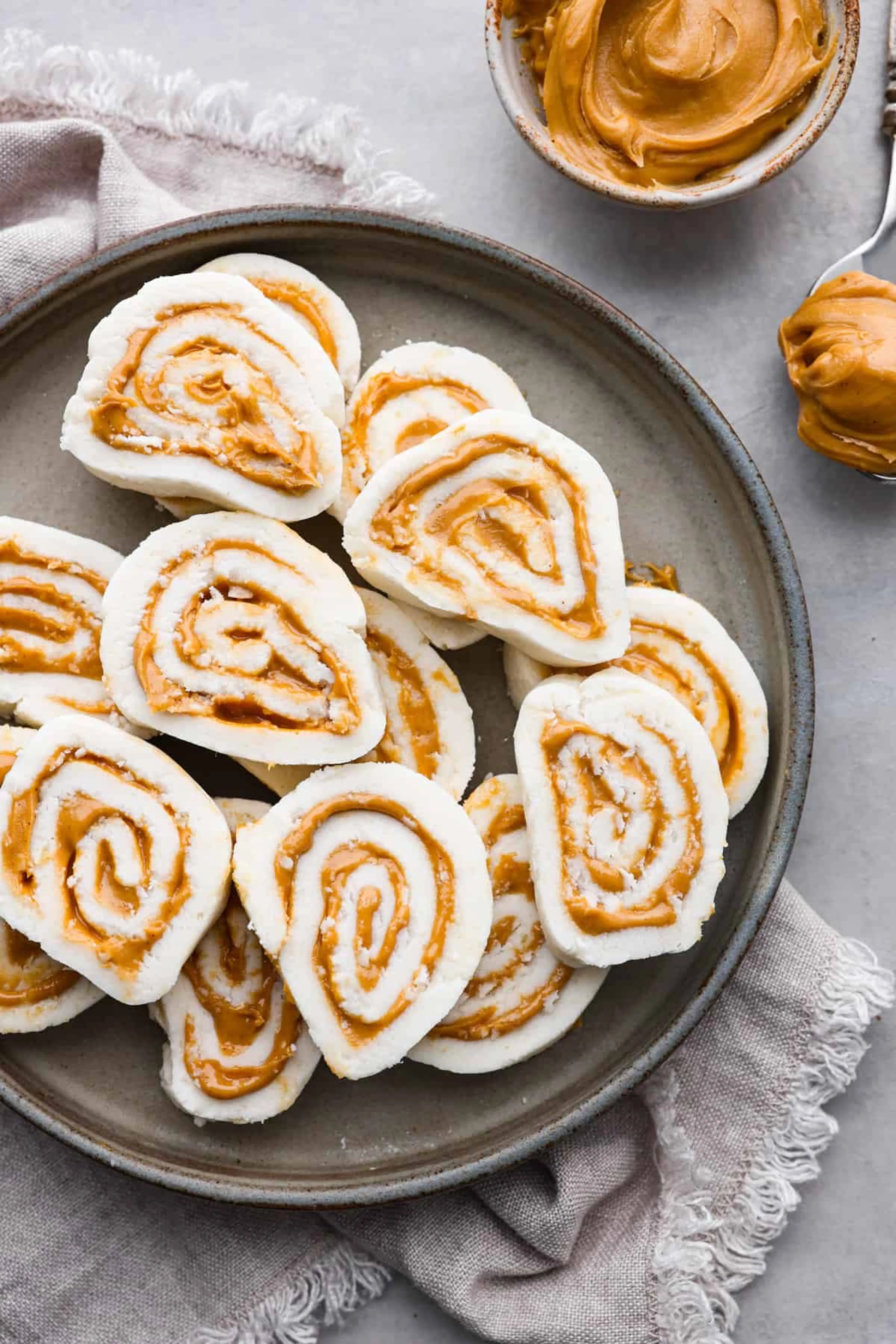 Peanut Butter Pinwheel Candy