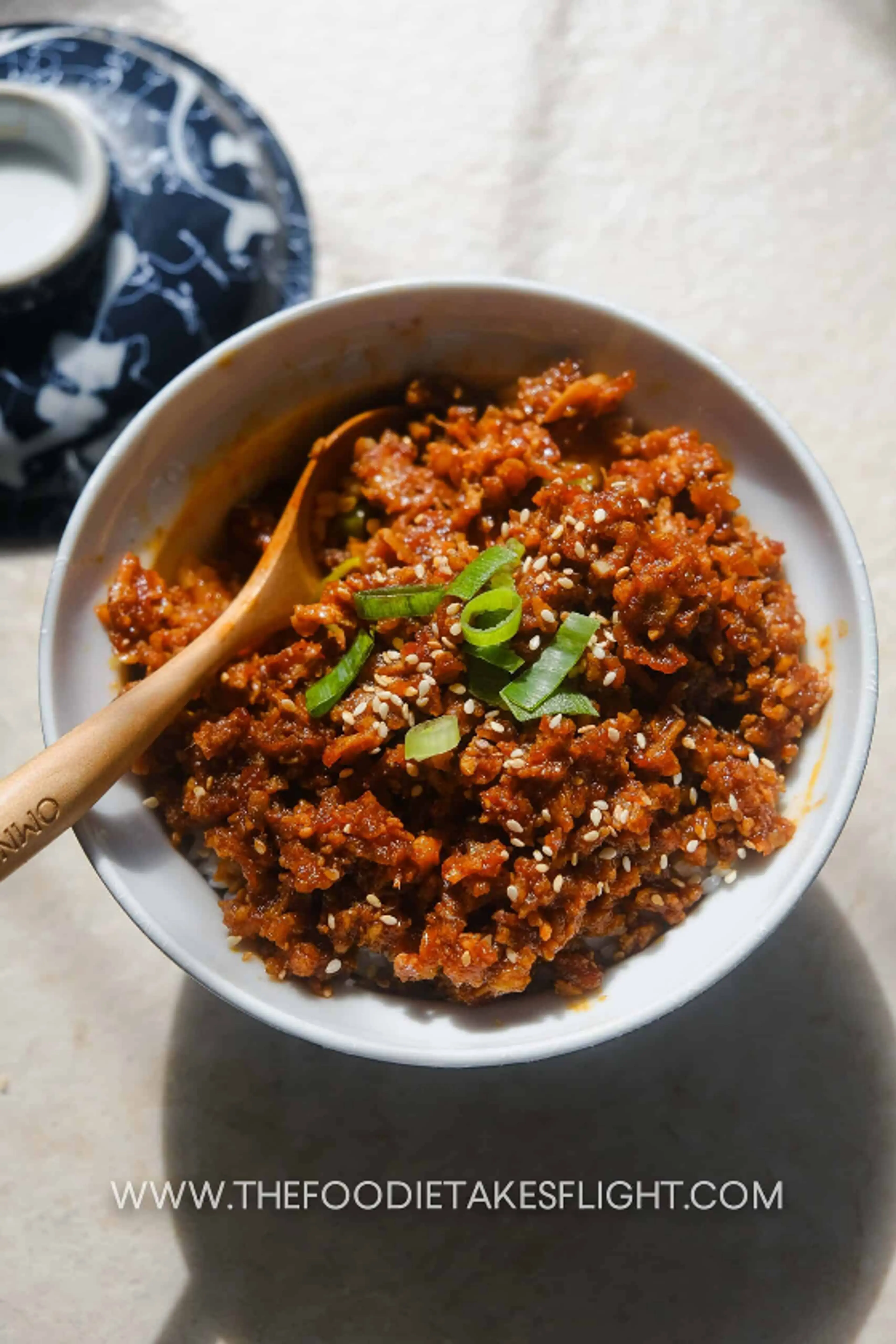 Shredded Tofu Bulgogi Rice Bowl