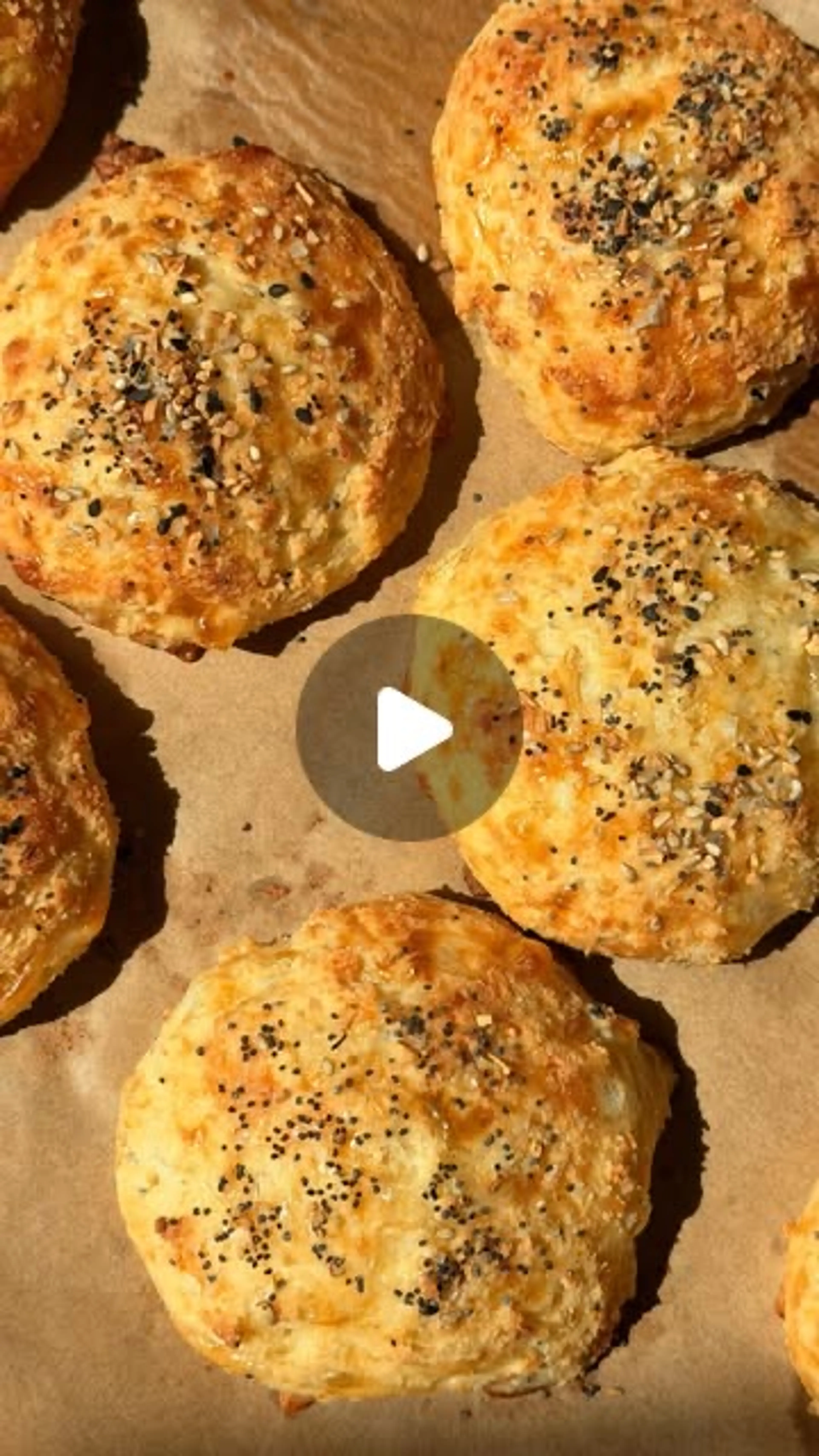 Everything Bagel Protein Biscuits