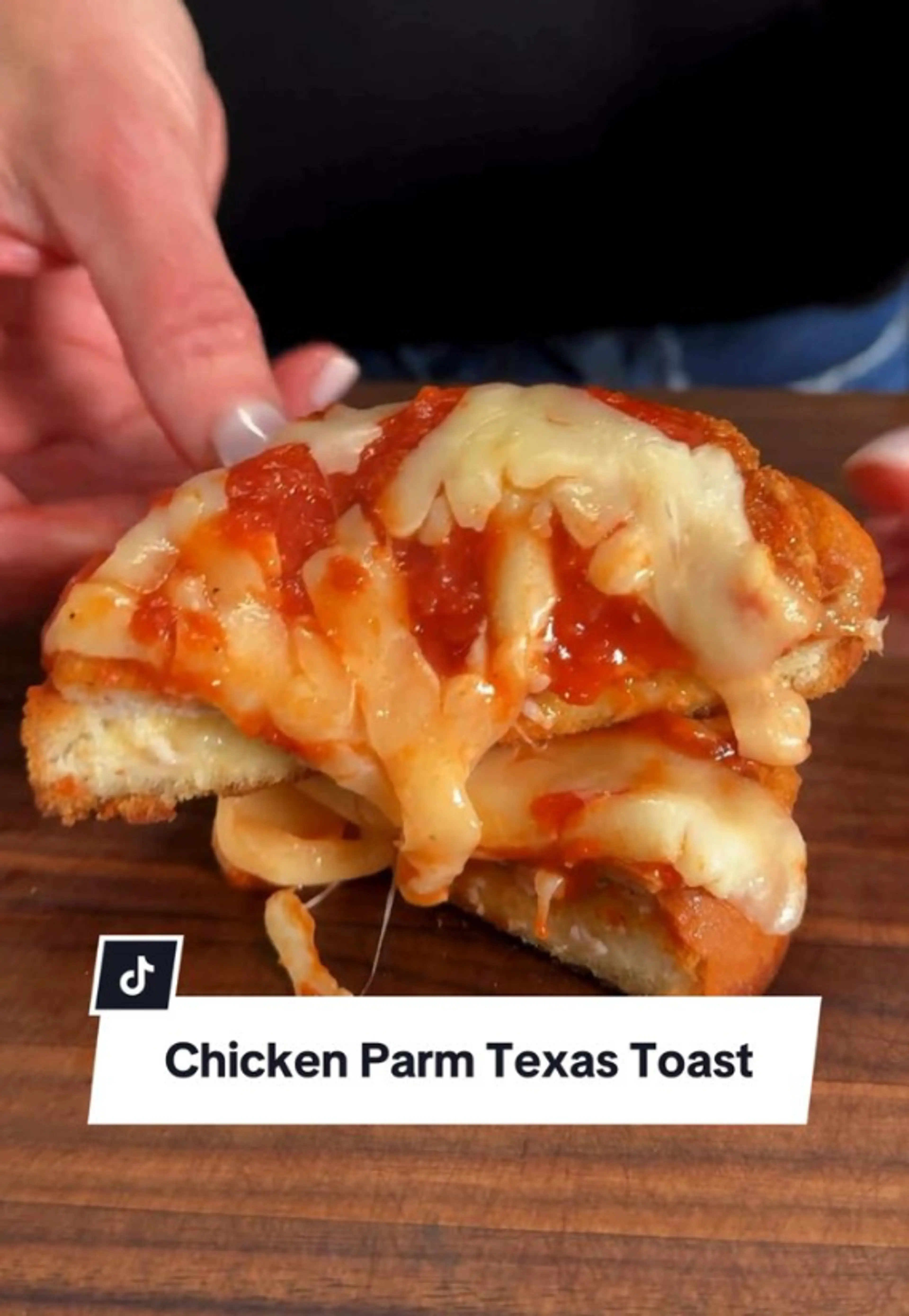 Chicken Parmesan on Texas Toast
