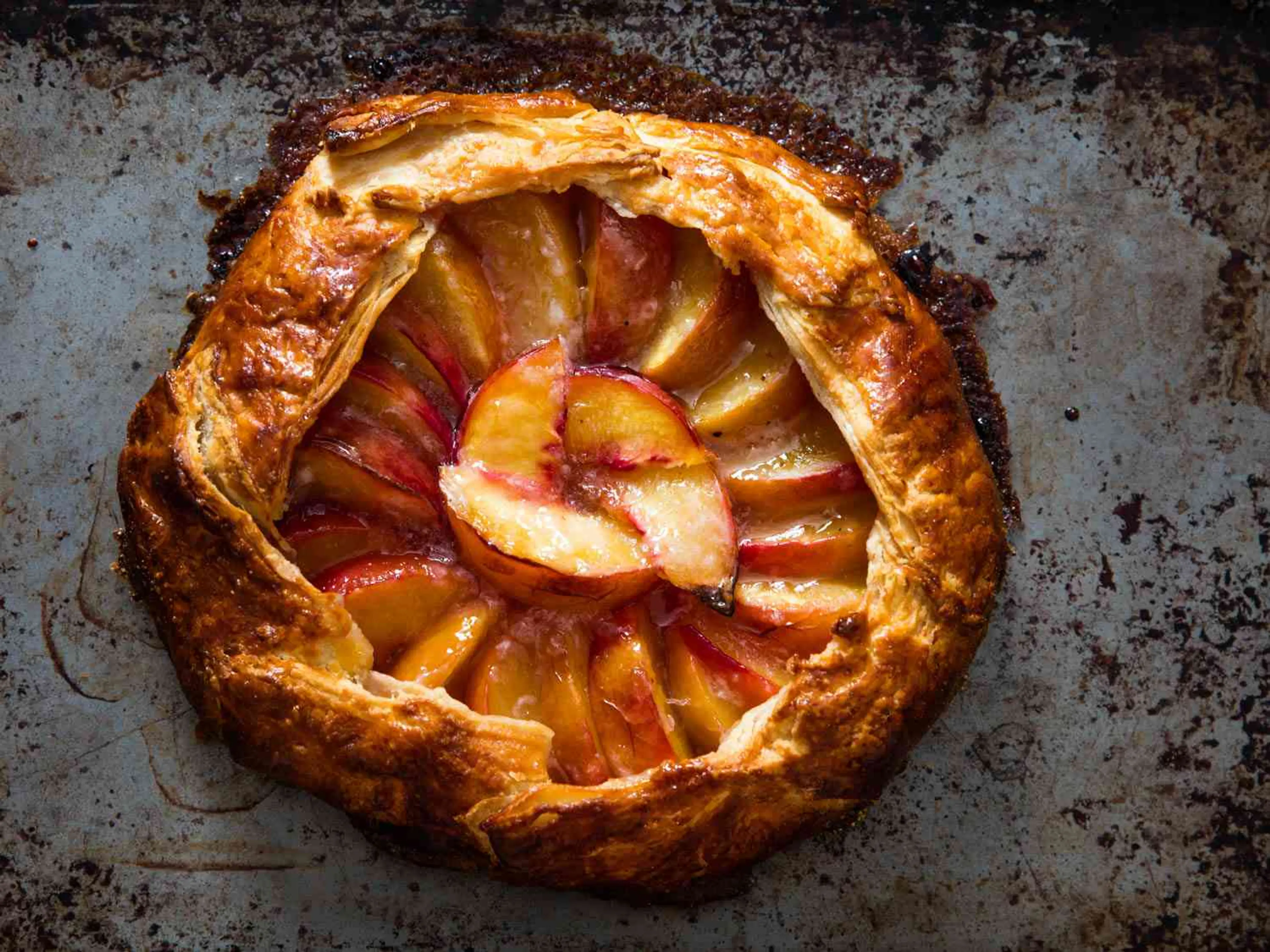 Freeform Peach Pie (Galette)