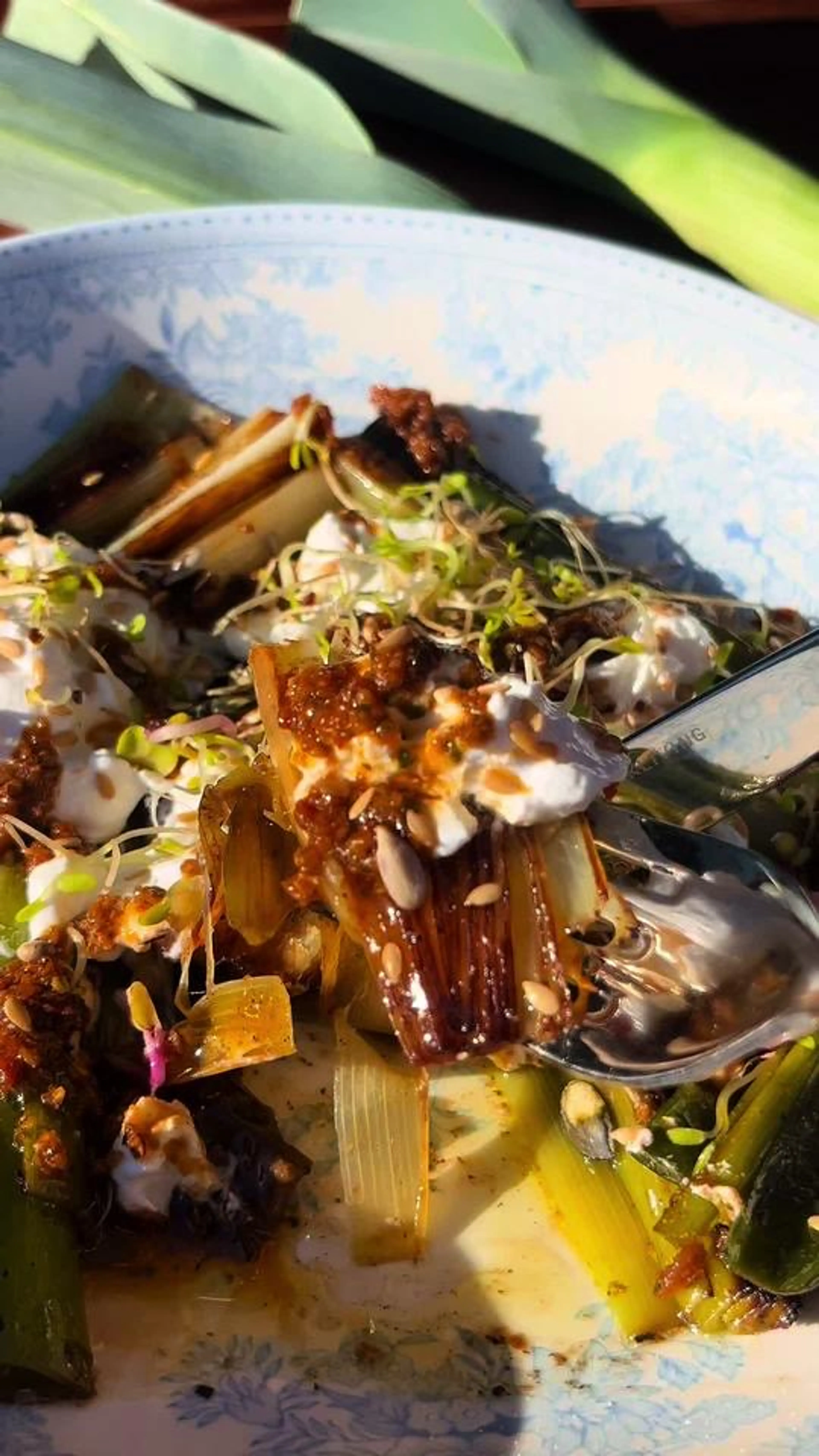 The Most Delicious Leek Recipe : Charred and Braised Leeks