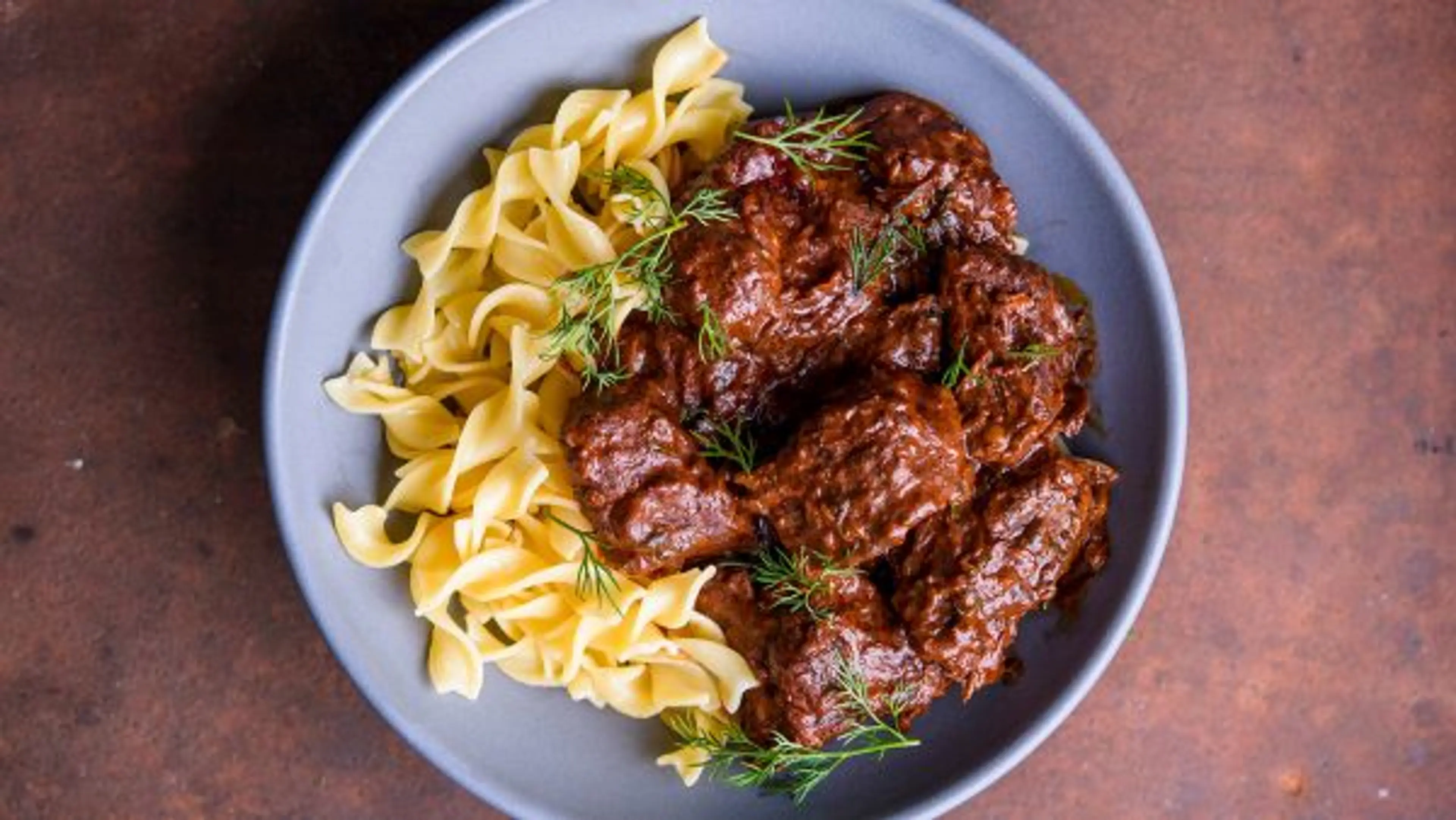 Austrian Beef Stew with Paprika and Caraway (Rindsgulasch)