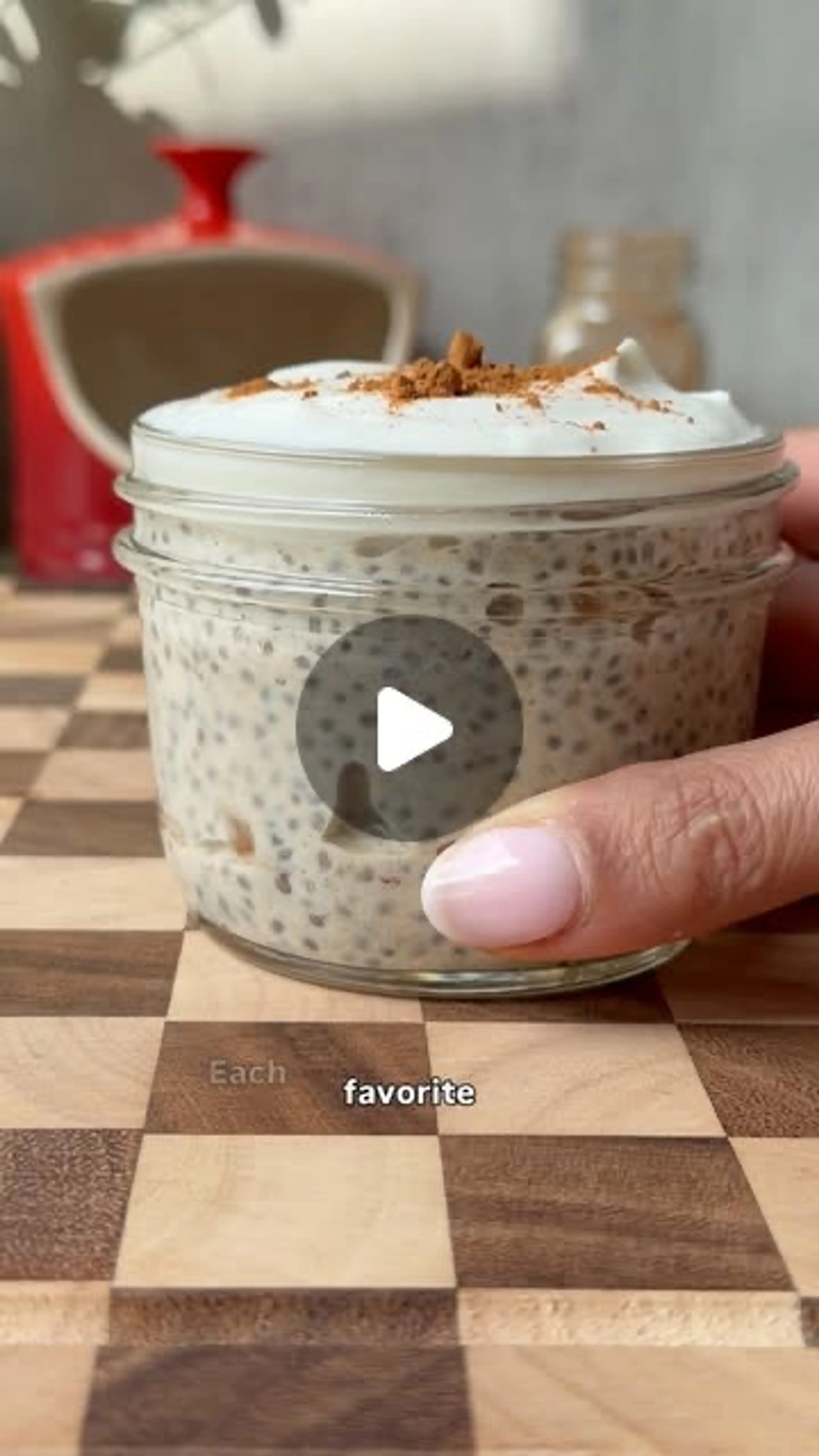 Vanilla Date Chia Pudding
