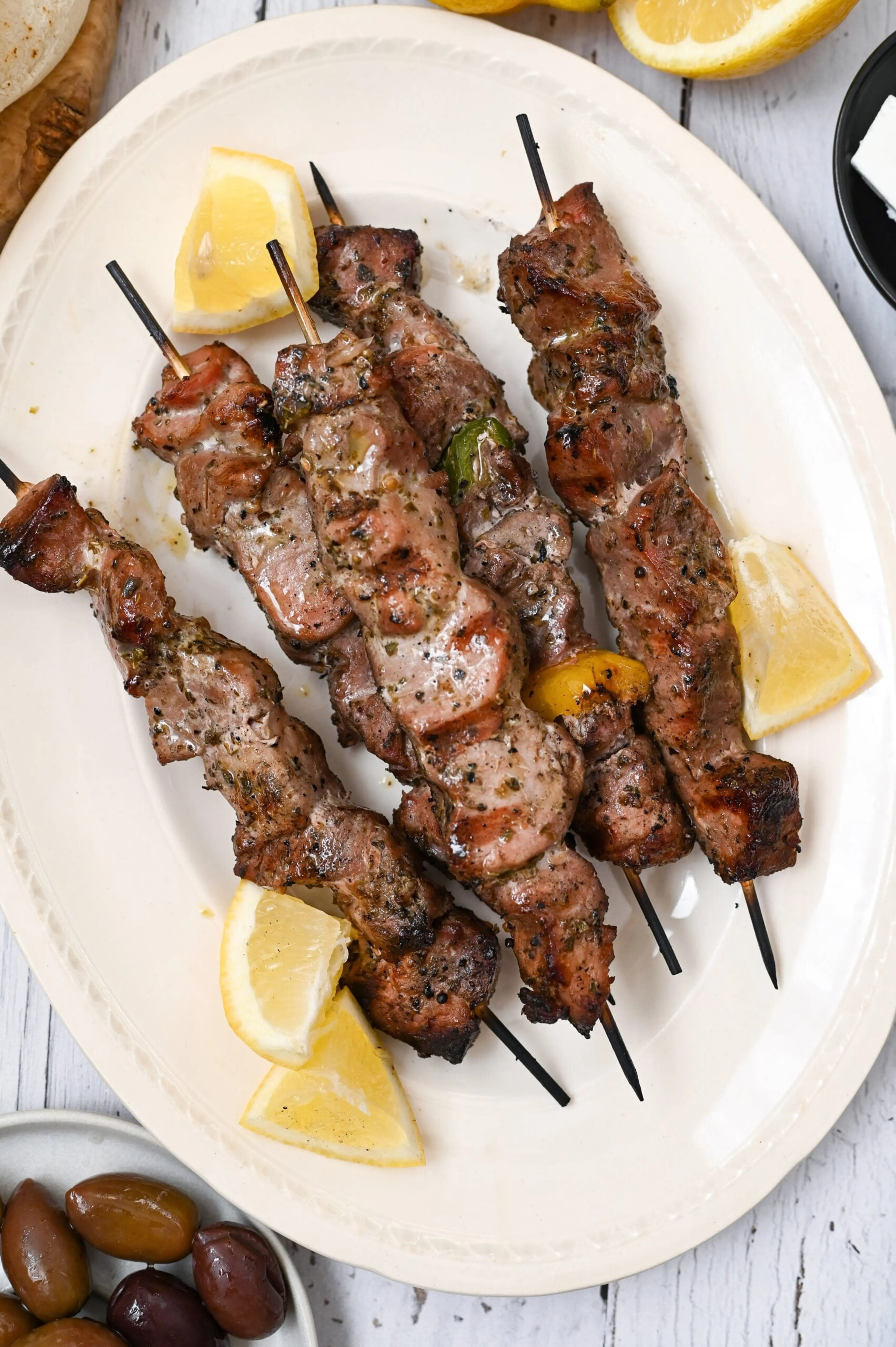 Pork souvlaki