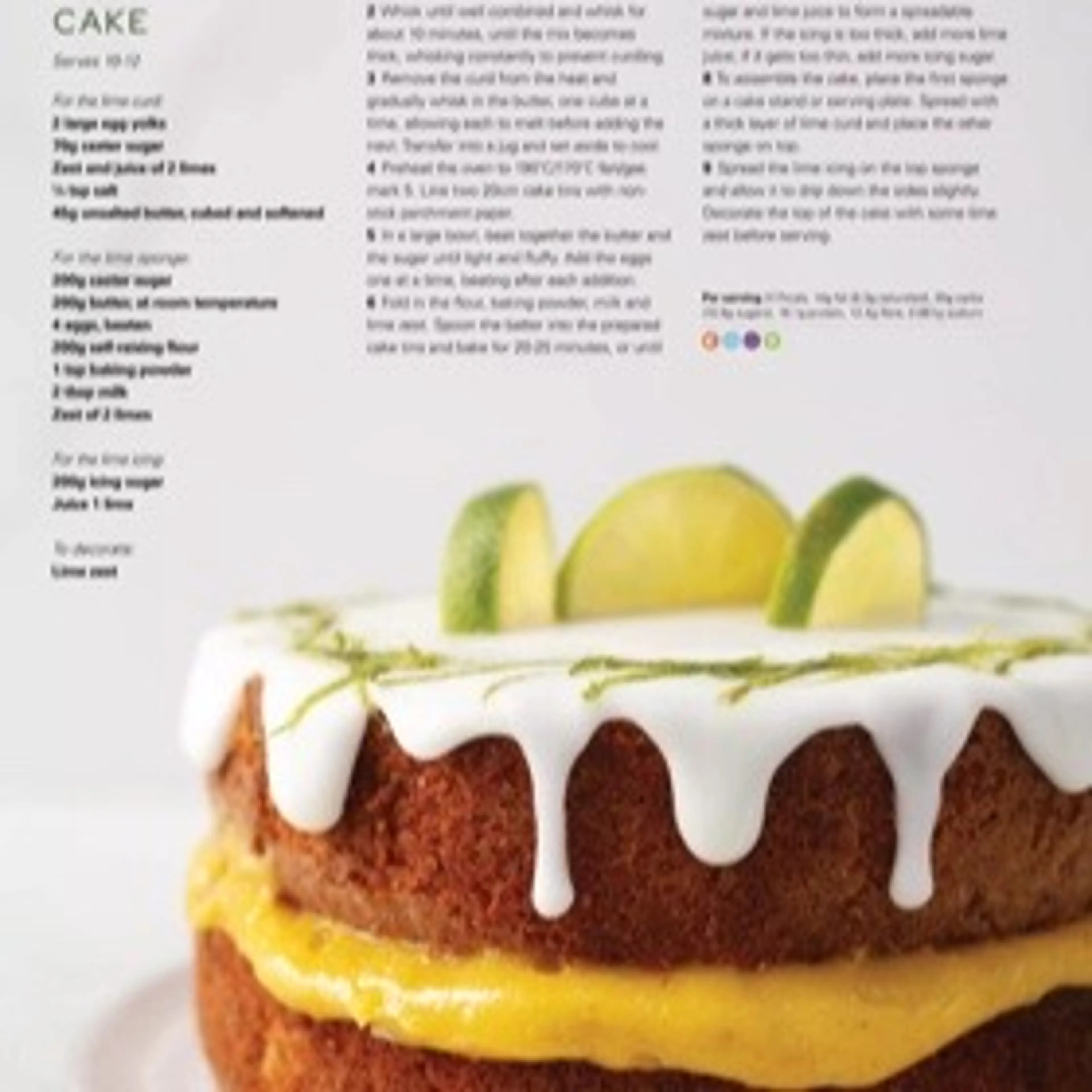 ZESTY LIME CAKE