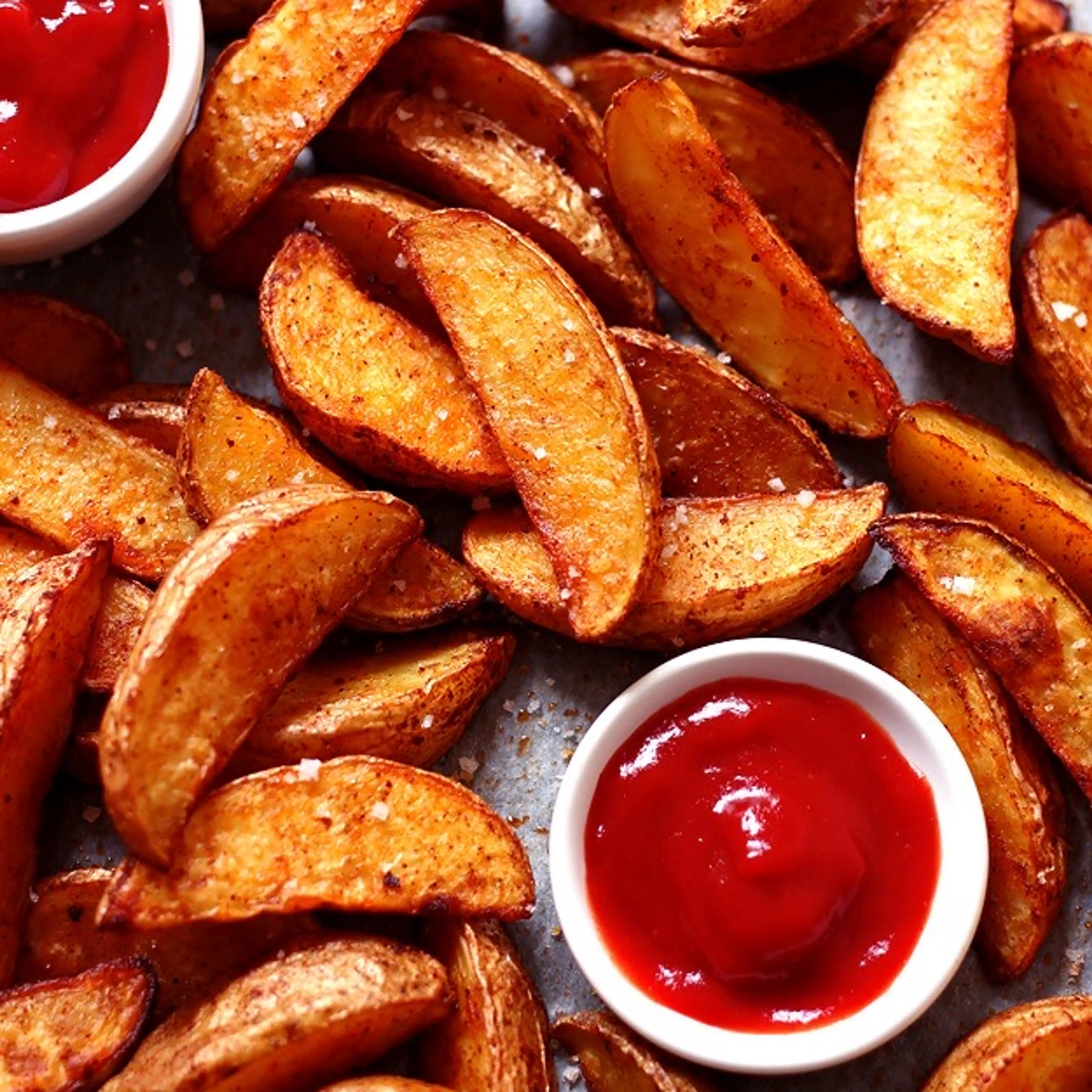 Knusprige Potato Wedges aus dem Ofen