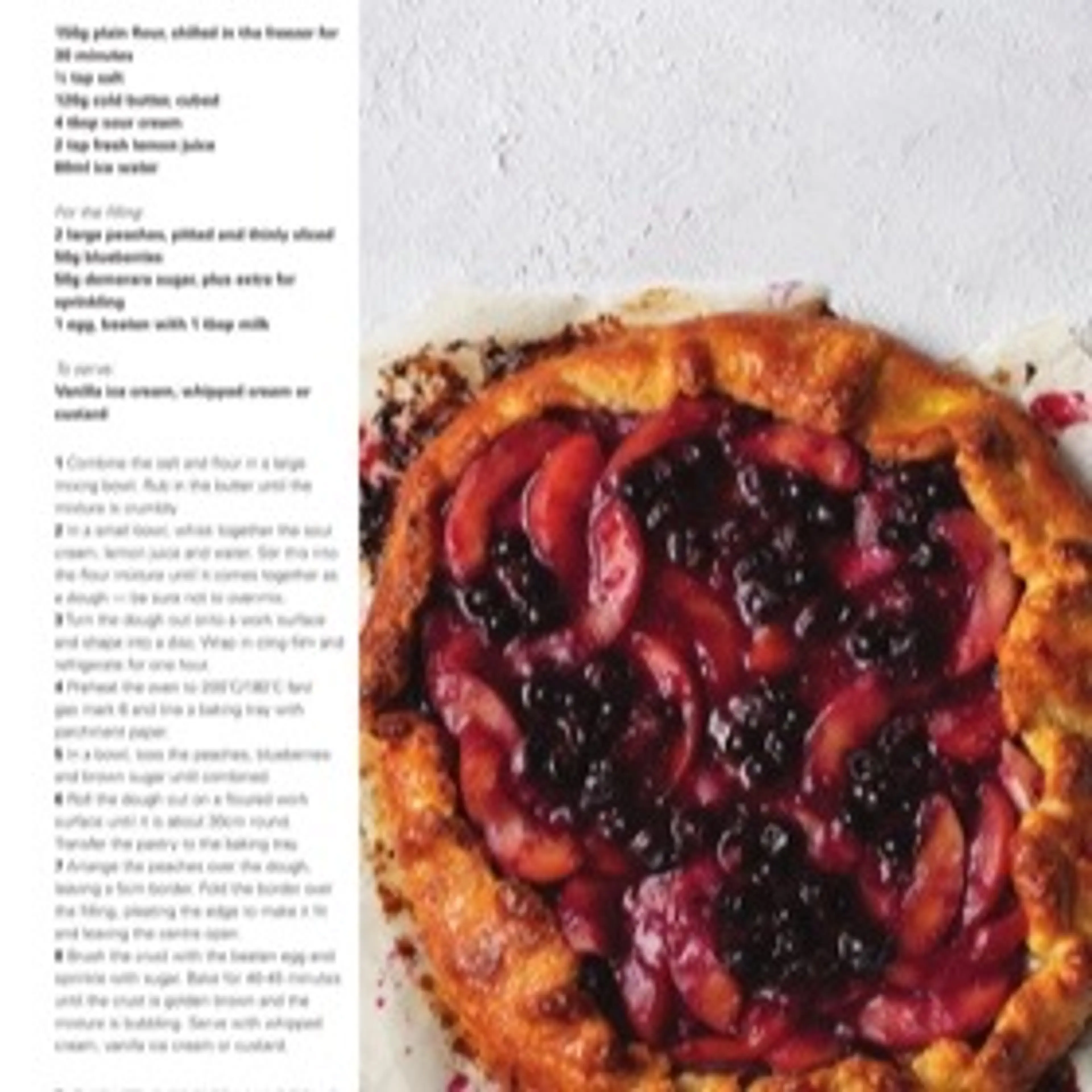 PEACH BLUEBERRY GAIETTE
