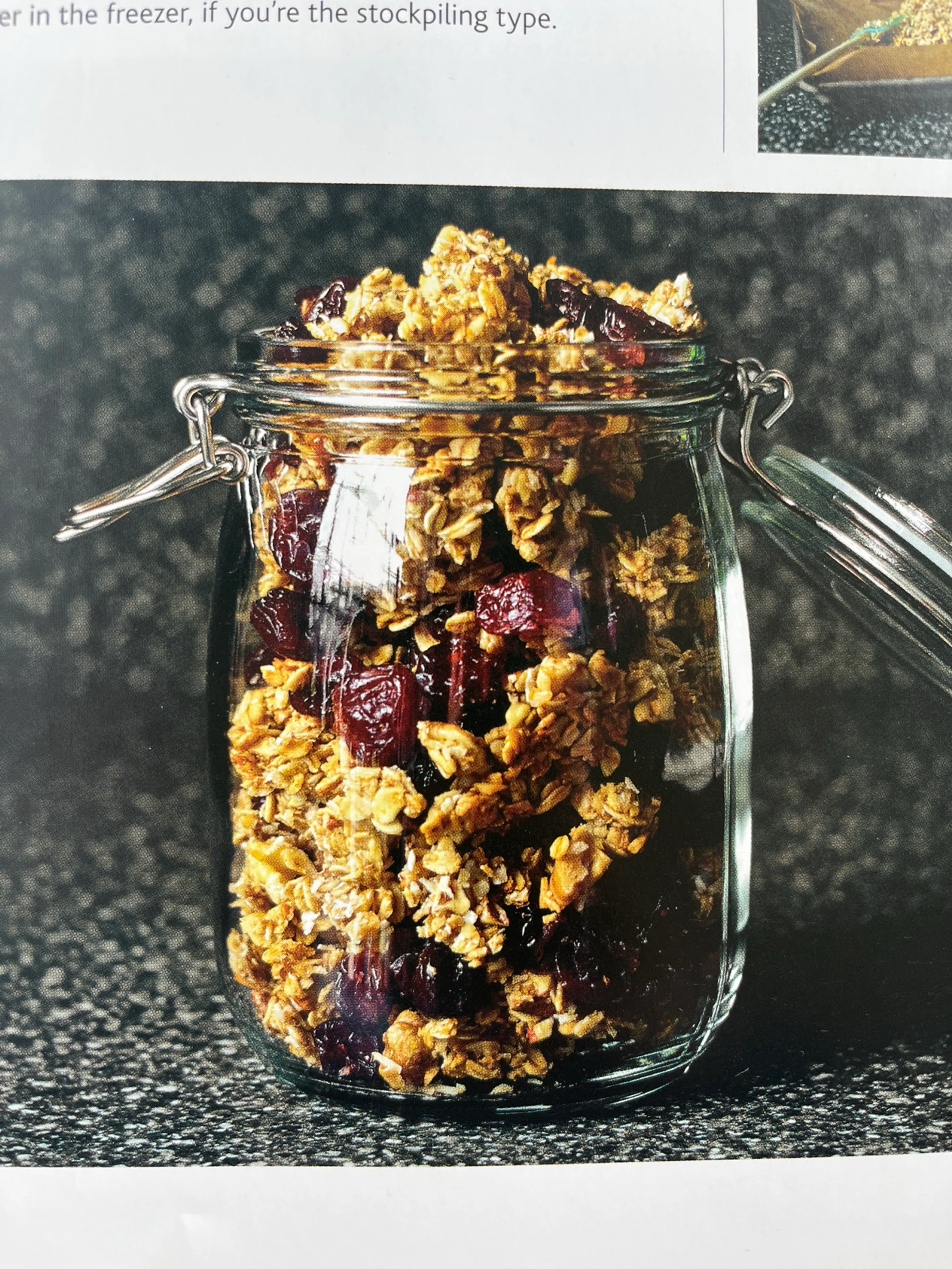 big cluster maple granola