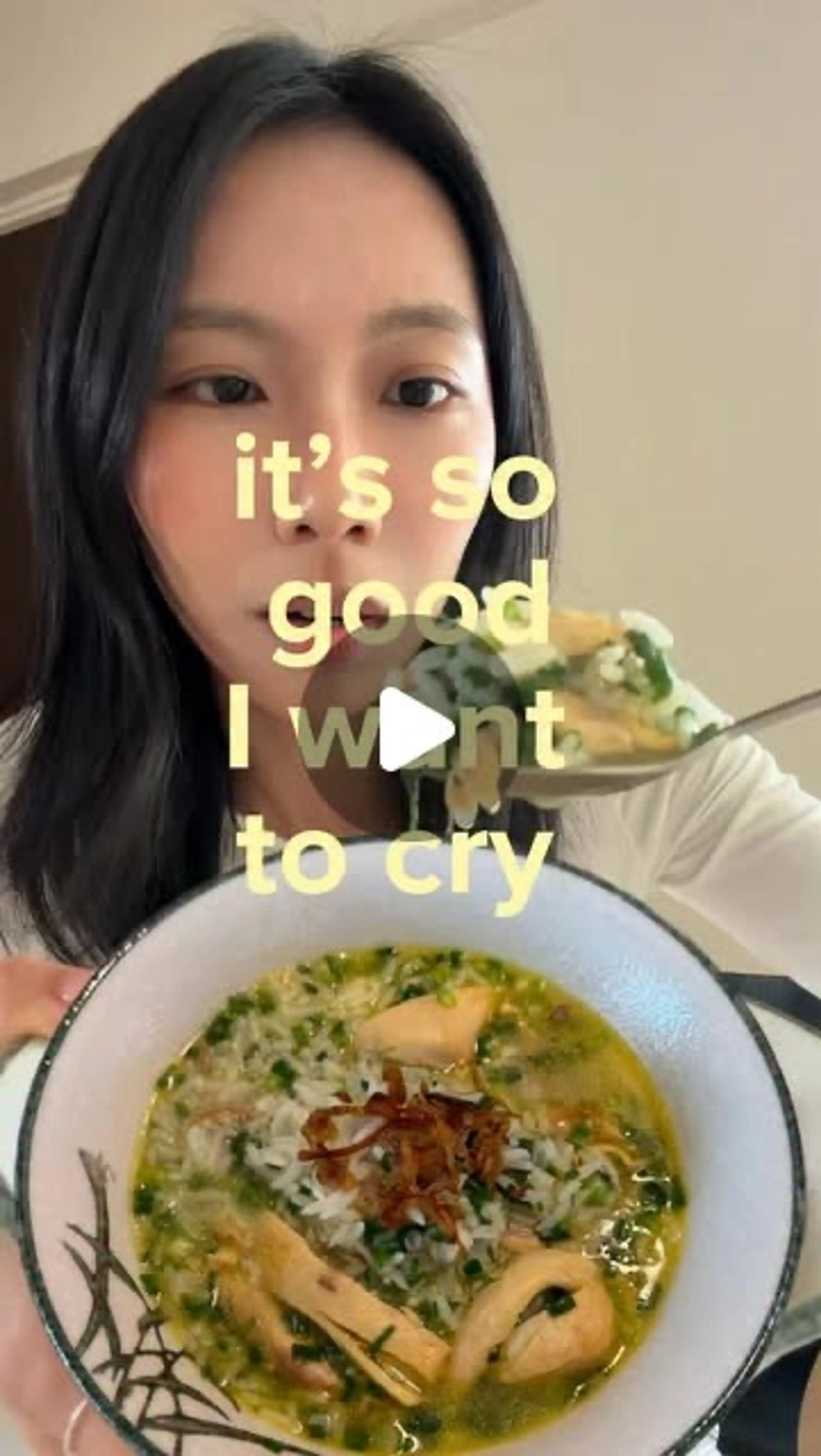 This 20-minute Scallion Chicken Soup Rice 蔥香雞湯泡飯 Is Sooo Goo