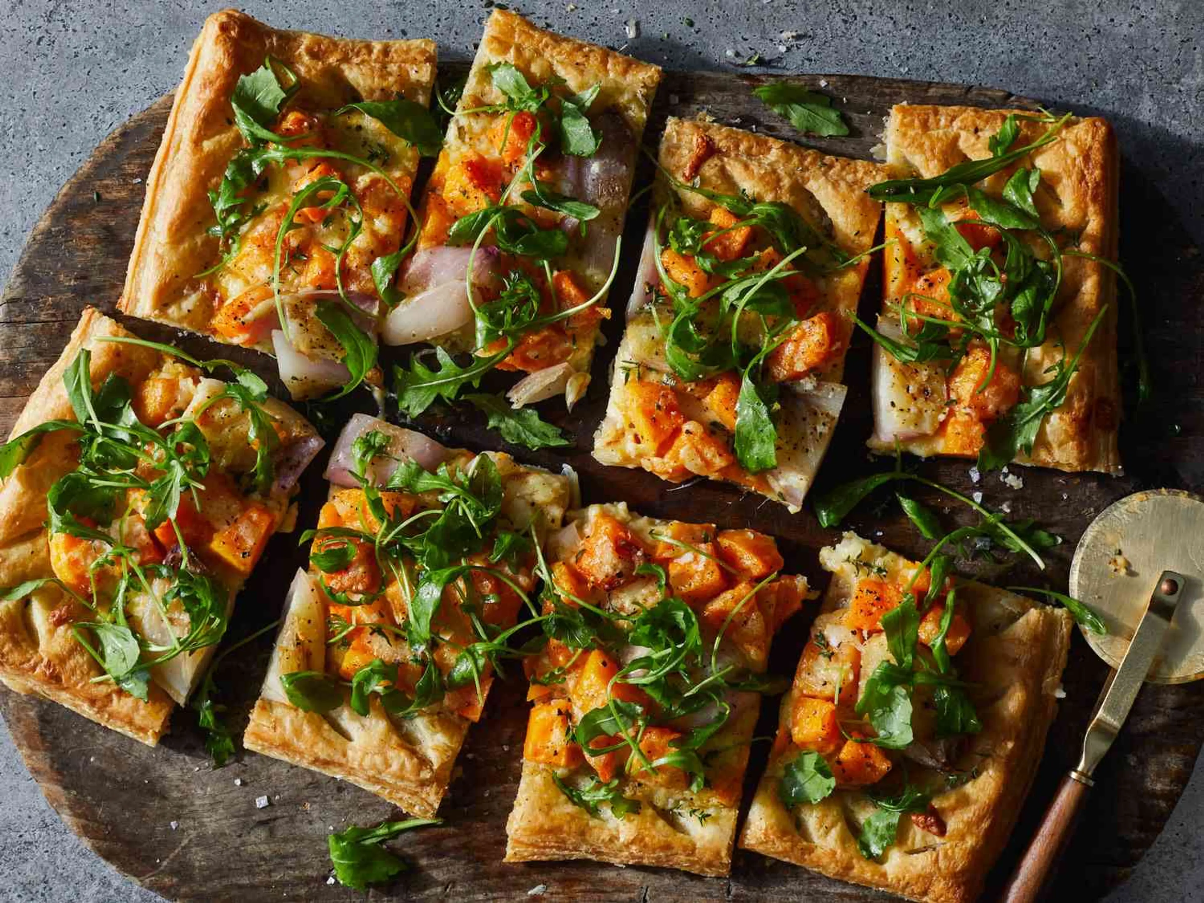 Winter Squash-and-Shallot Tart