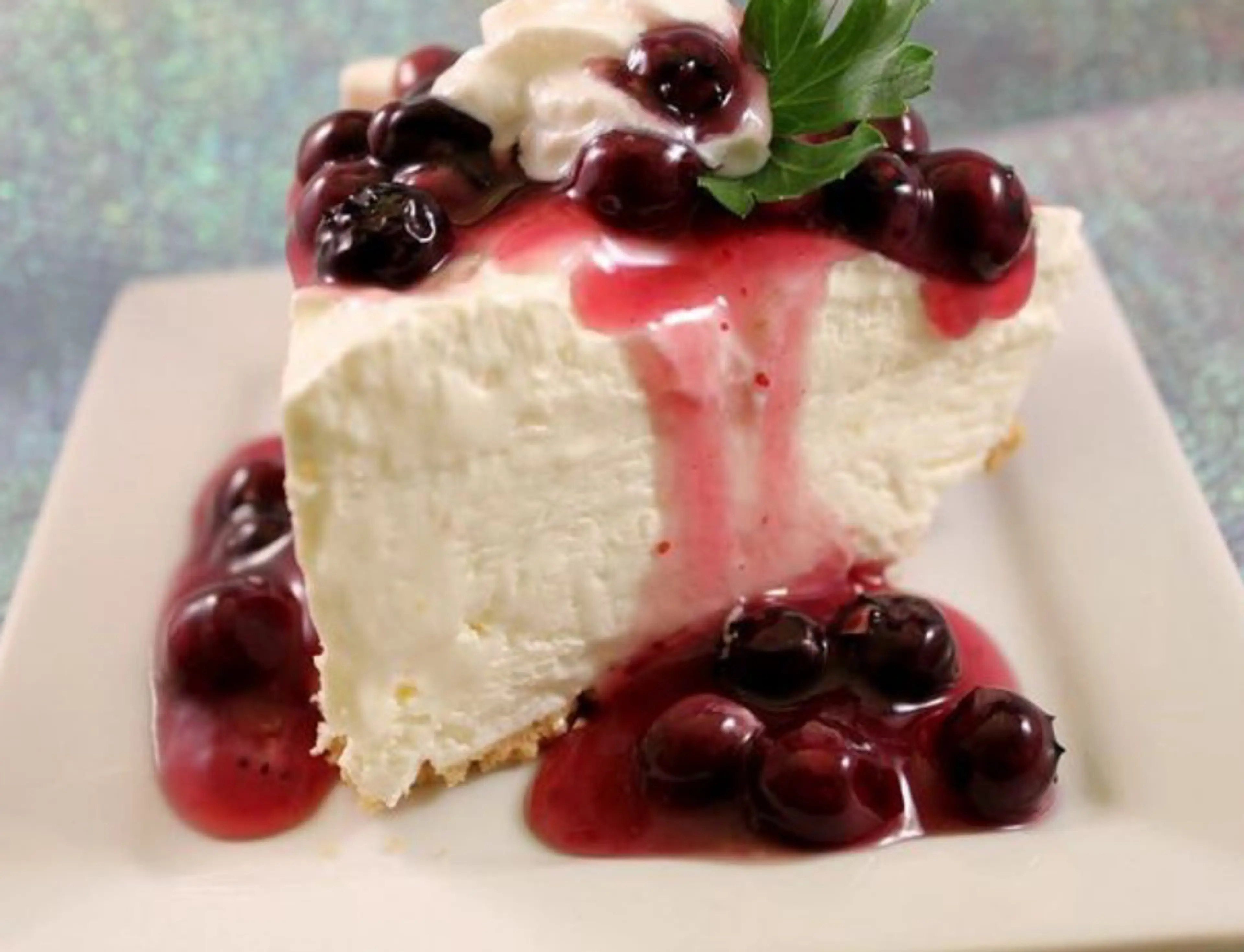 Fluffy 2- Step Cherry Cheesecake