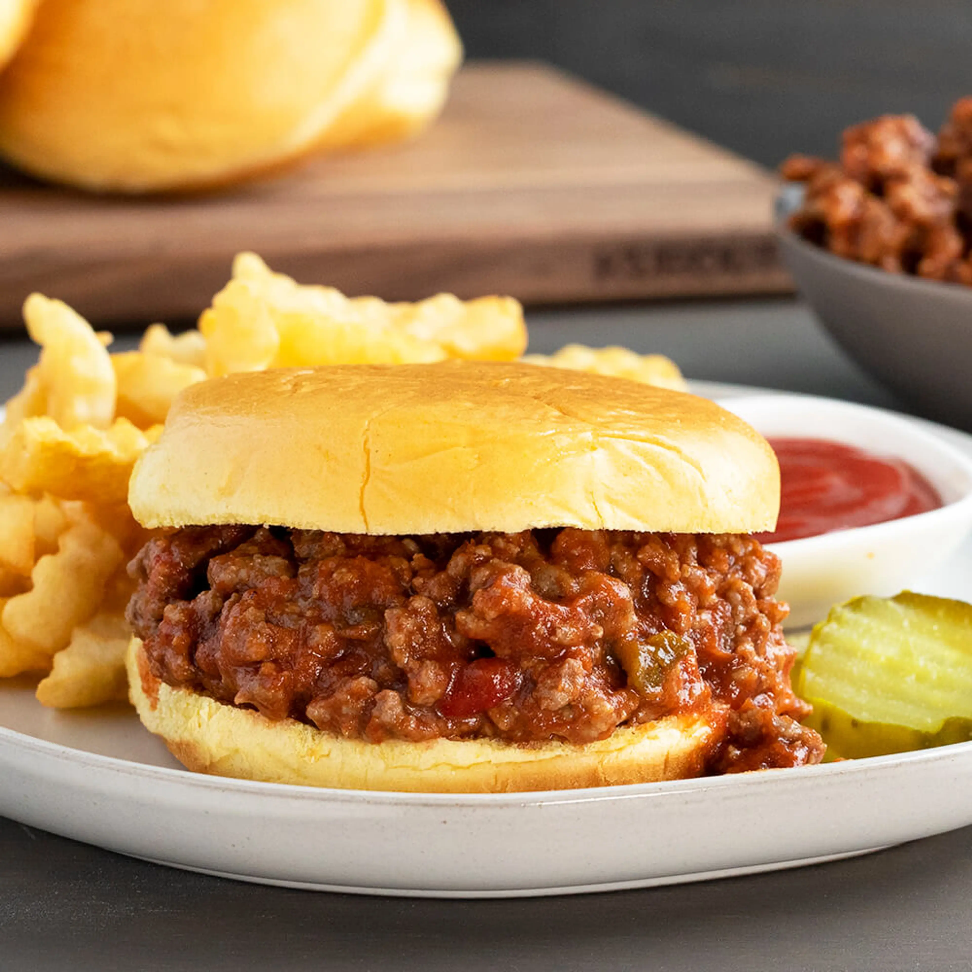Sloppy Joe And Fries