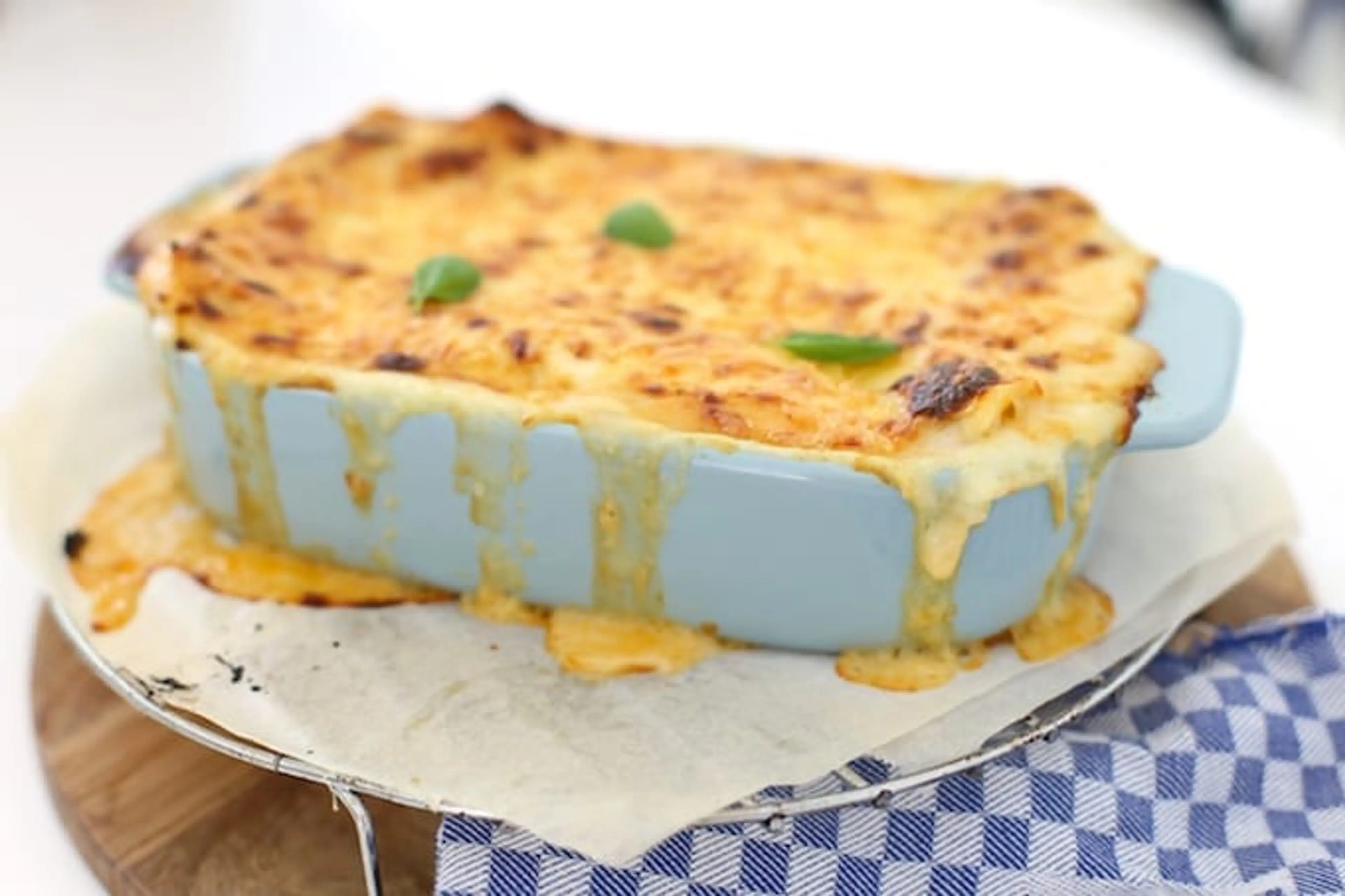 Lasagne met tomaat en ricotta