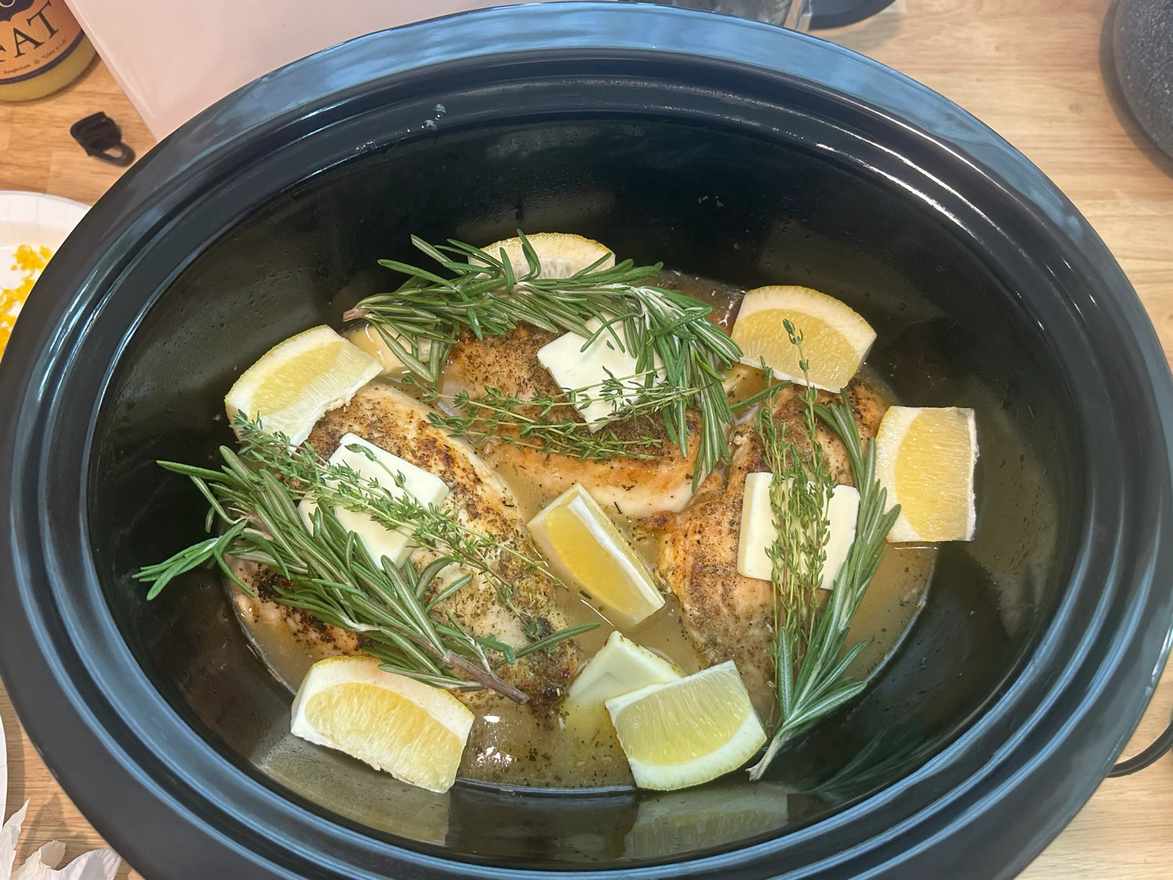 Crockpot Lemon Chicken