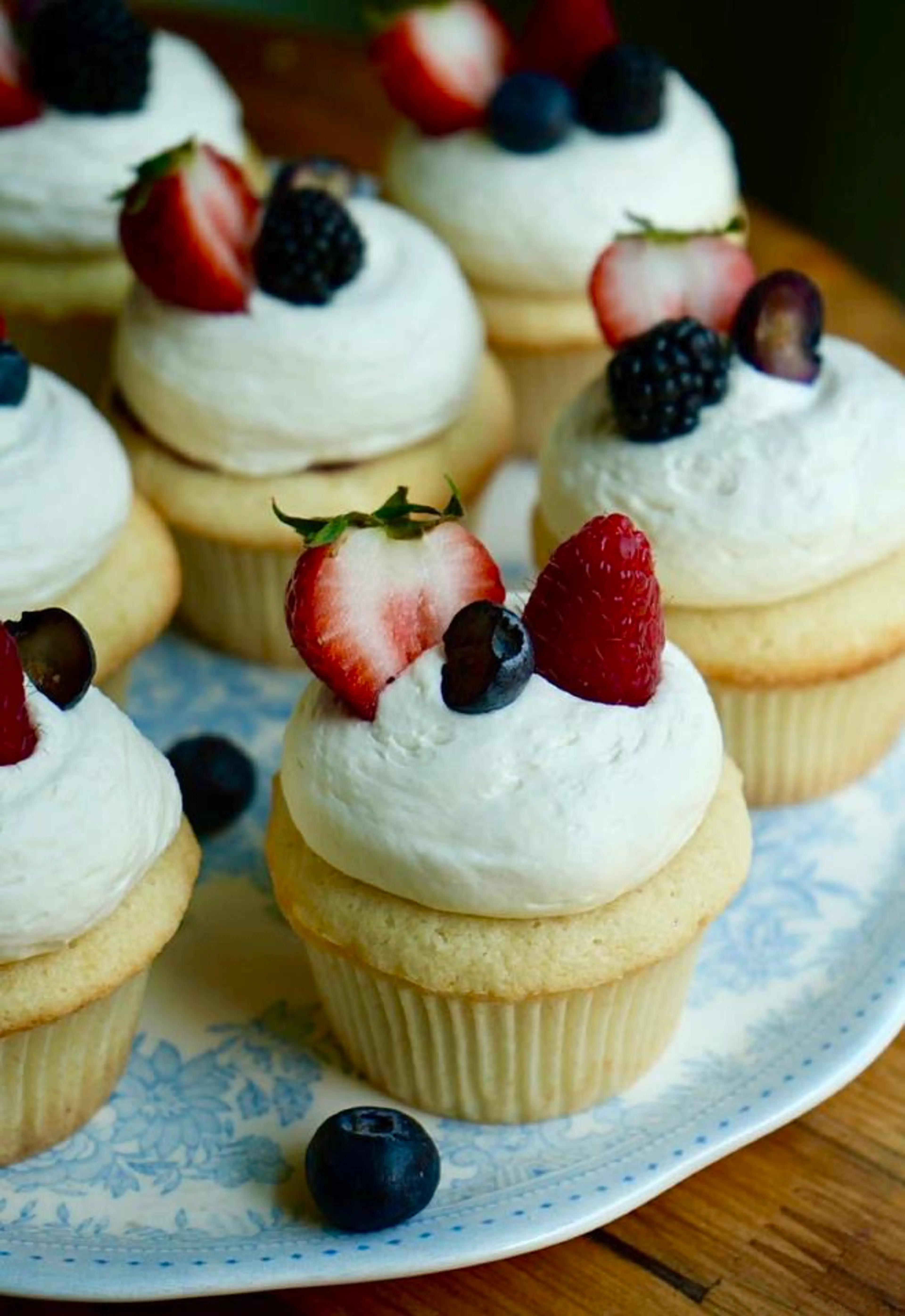 Berry Chantilly Cupcakes