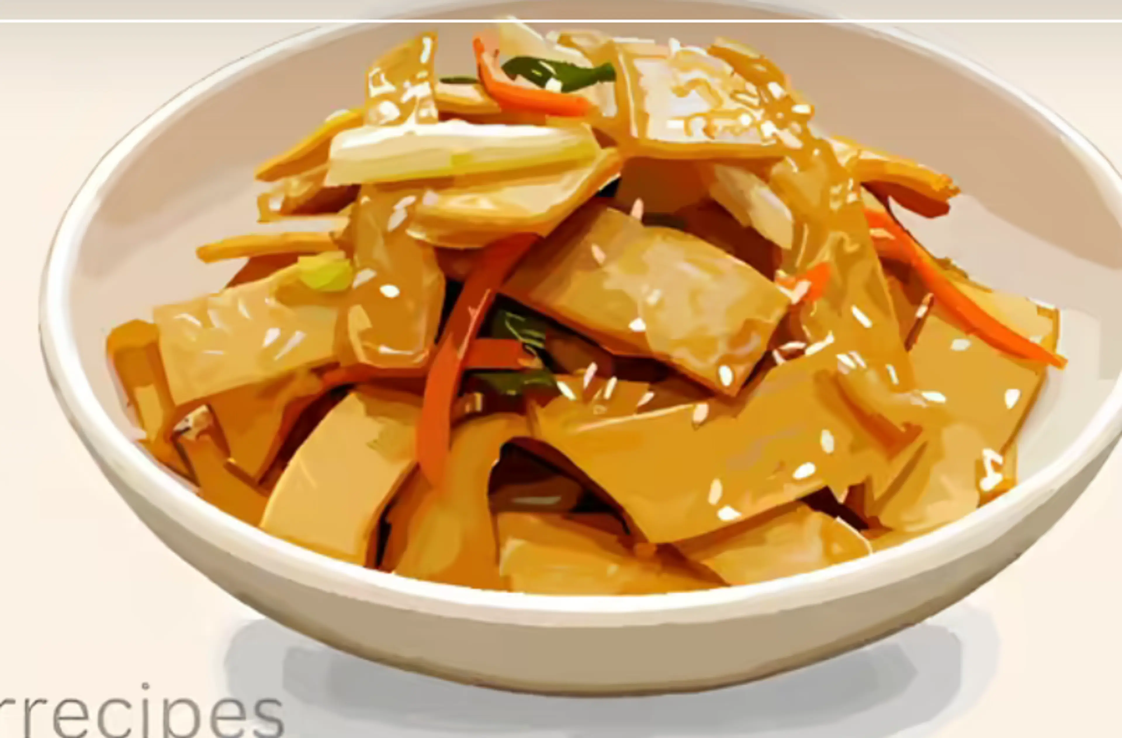 Stir Fried Fish Cake