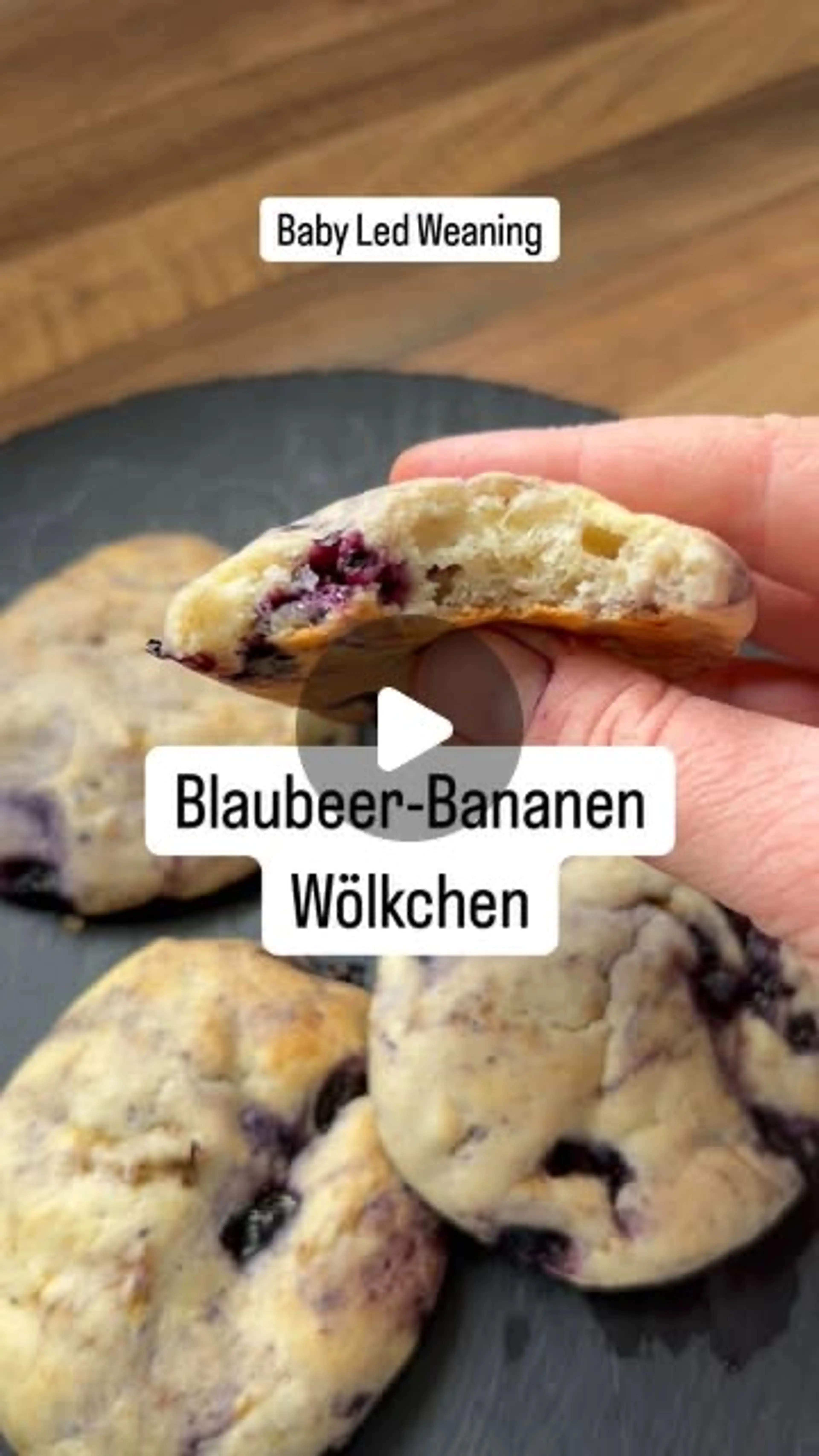 Blaubeeren Bananen-wölkchen