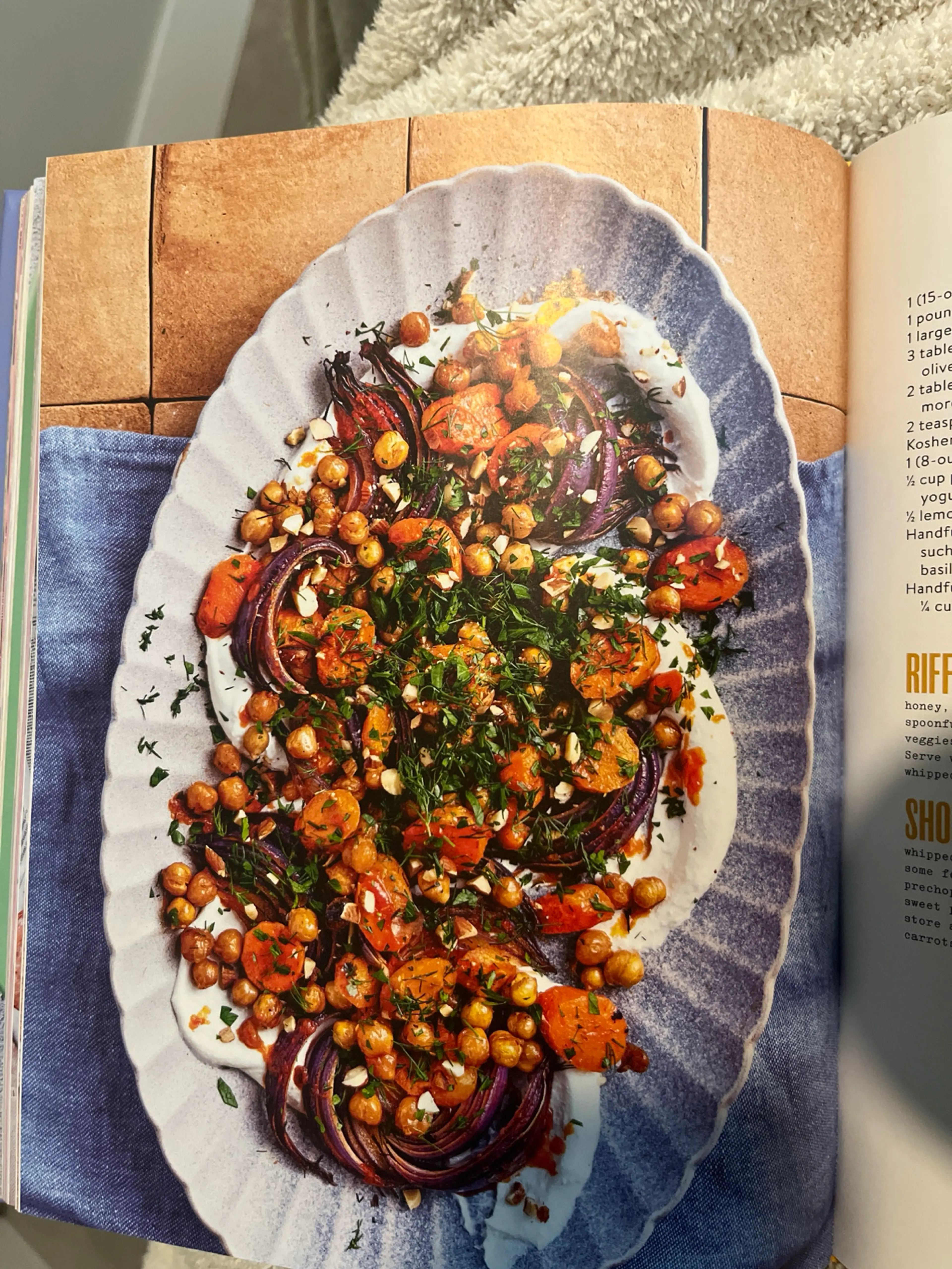 HARISSA ROASTED VEGGIES with Whipped Feta