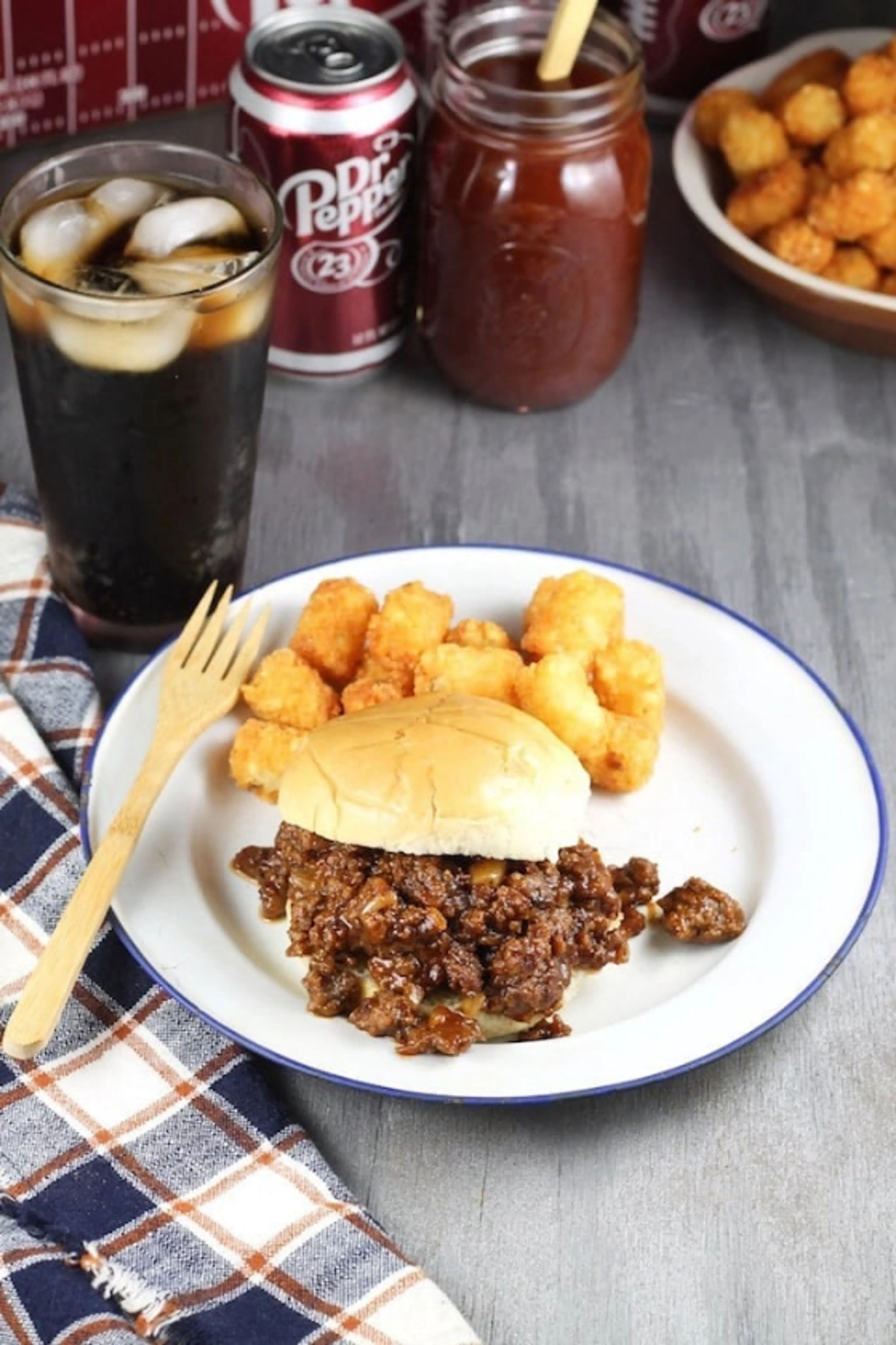 Dr. Pepper Barbecue Sloppy Joes